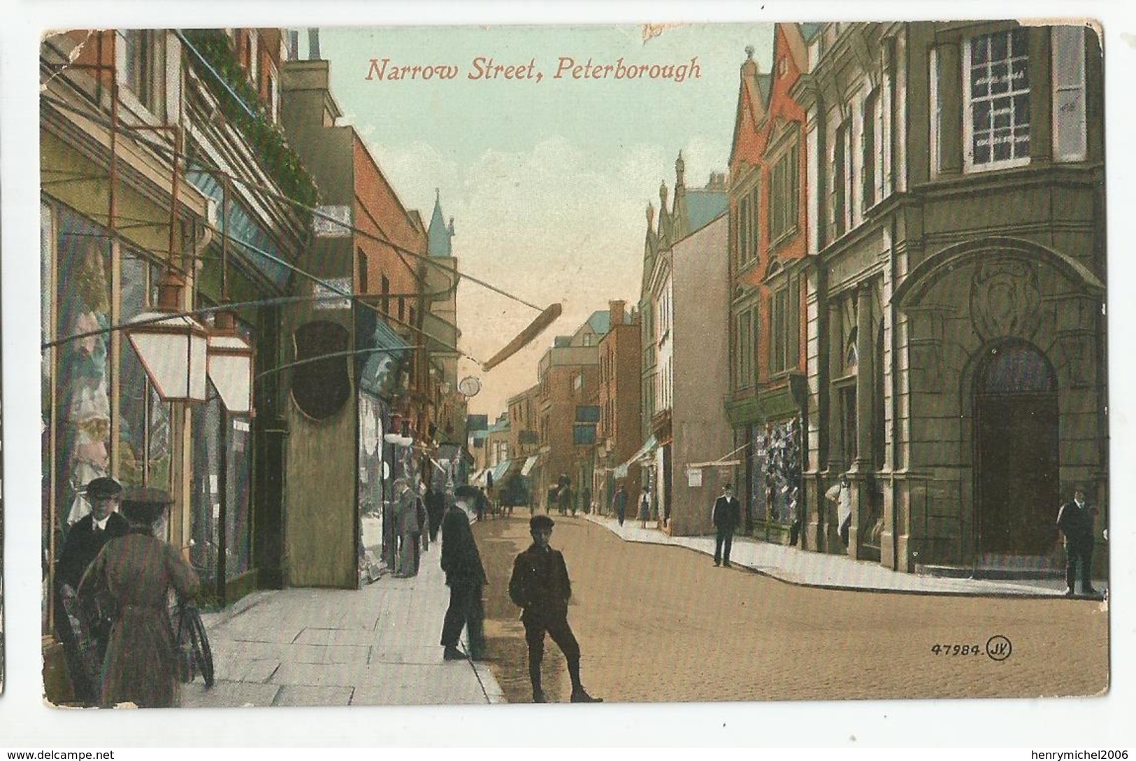 Cpa Angleterre England  Narrow Street , Peterborough - Other & Unclassified