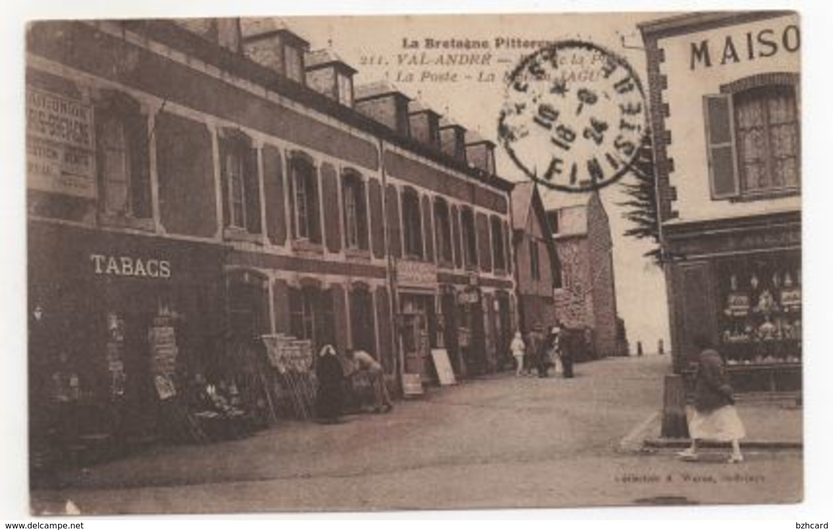 Val André (1924)  Rue De La Poste - La Poste - Maison Jagu - à Saisir - Pléneuf-Val-André