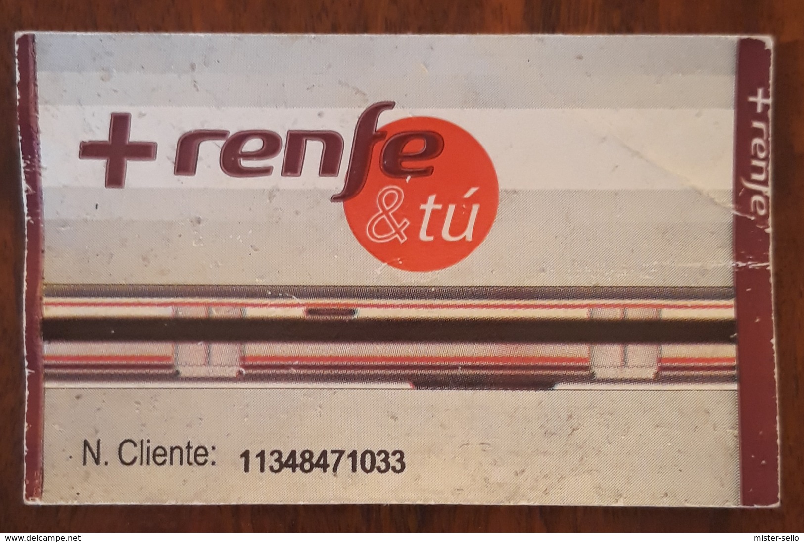 ESPAÑA TREN. TARJETA RECARGABLE RENFE & TÚ. - Europa