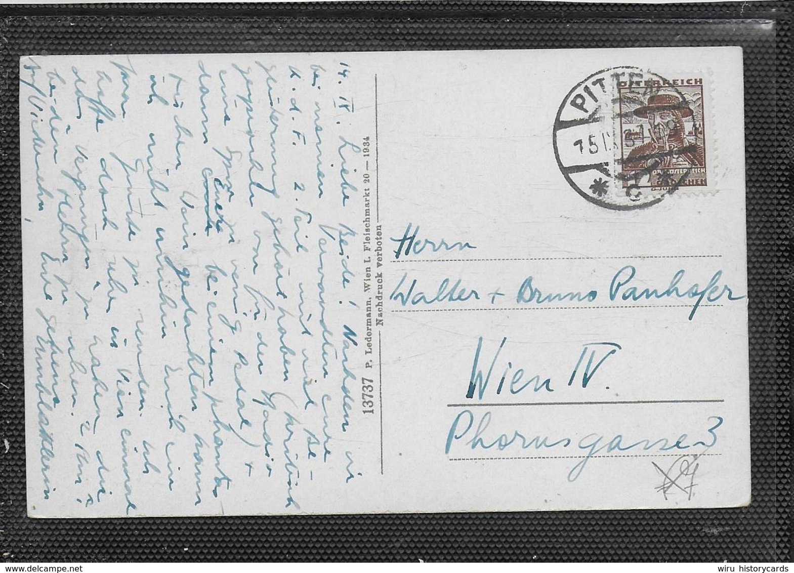 AK 0402  Pitten Gegen Schneeberg - Verlag Ledermann Um 1934 - Neunkirchen