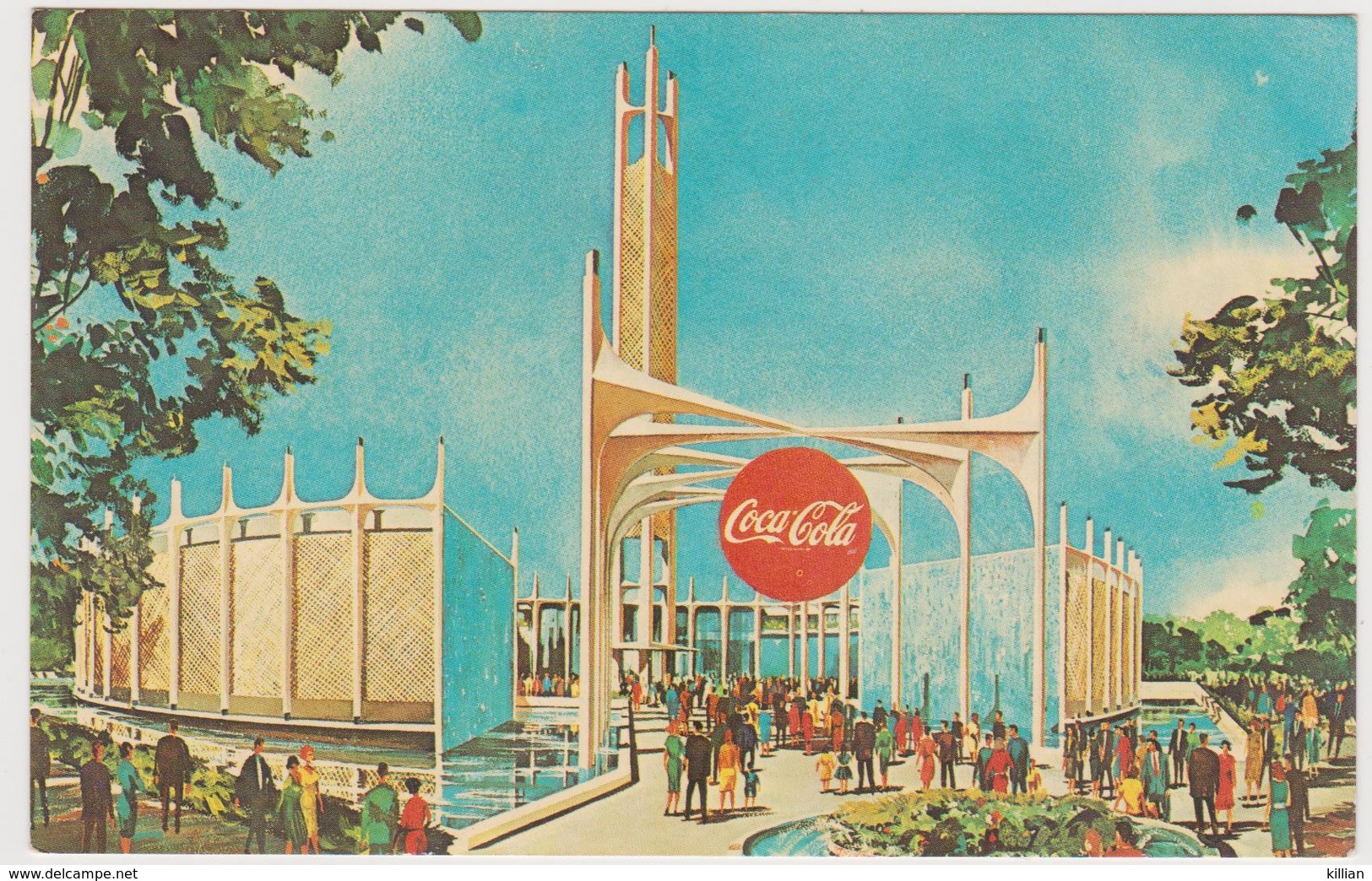 The Coca-cola Company Pavilion   New York World's 1964-1965 - Time Square