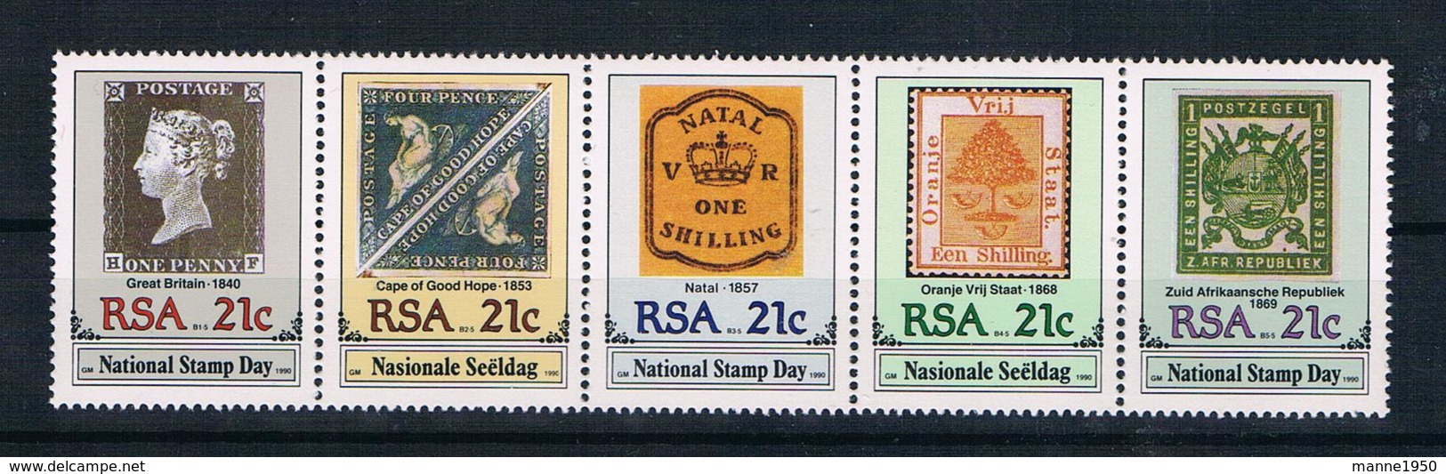 Südafrika 1990 Briefmarken Mi.Nr. 795/99 Kpl. Satz ** - Ungebraucht