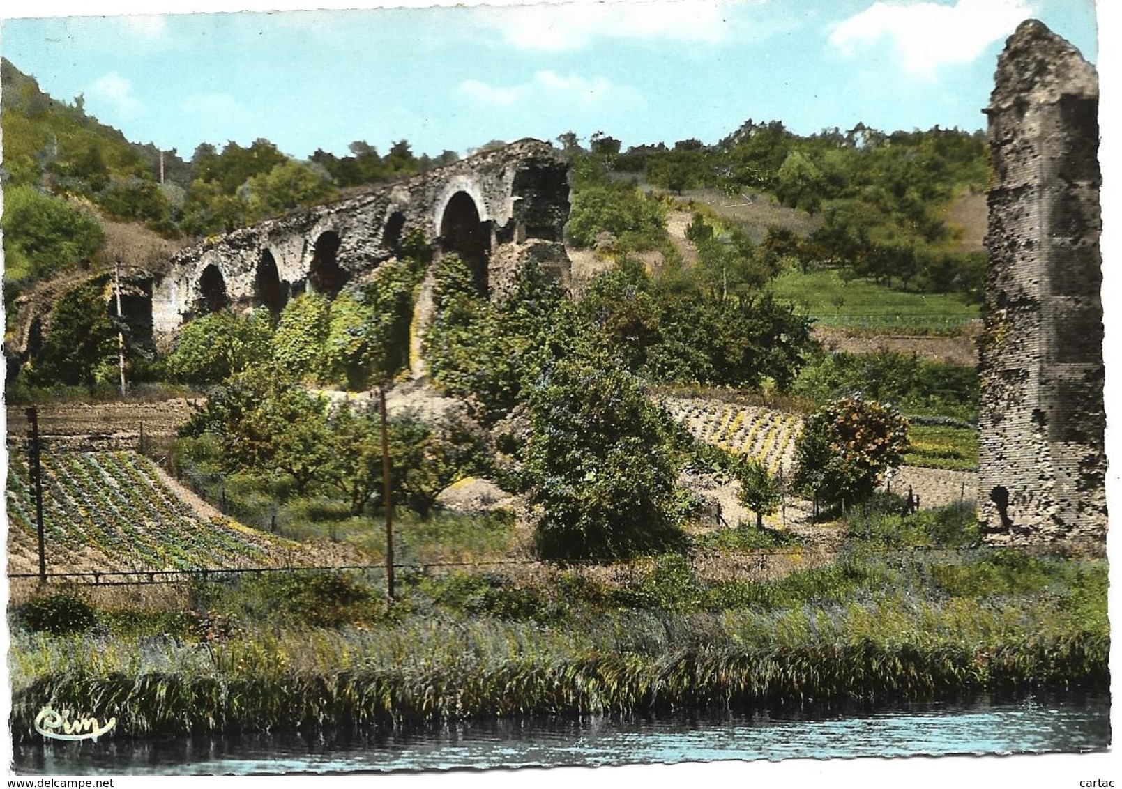 D57 - ARS SUR MOSELLE - LES ARCHES ROMAINES - CPSM Dentelée Grand Format - Ars Sur Moselle