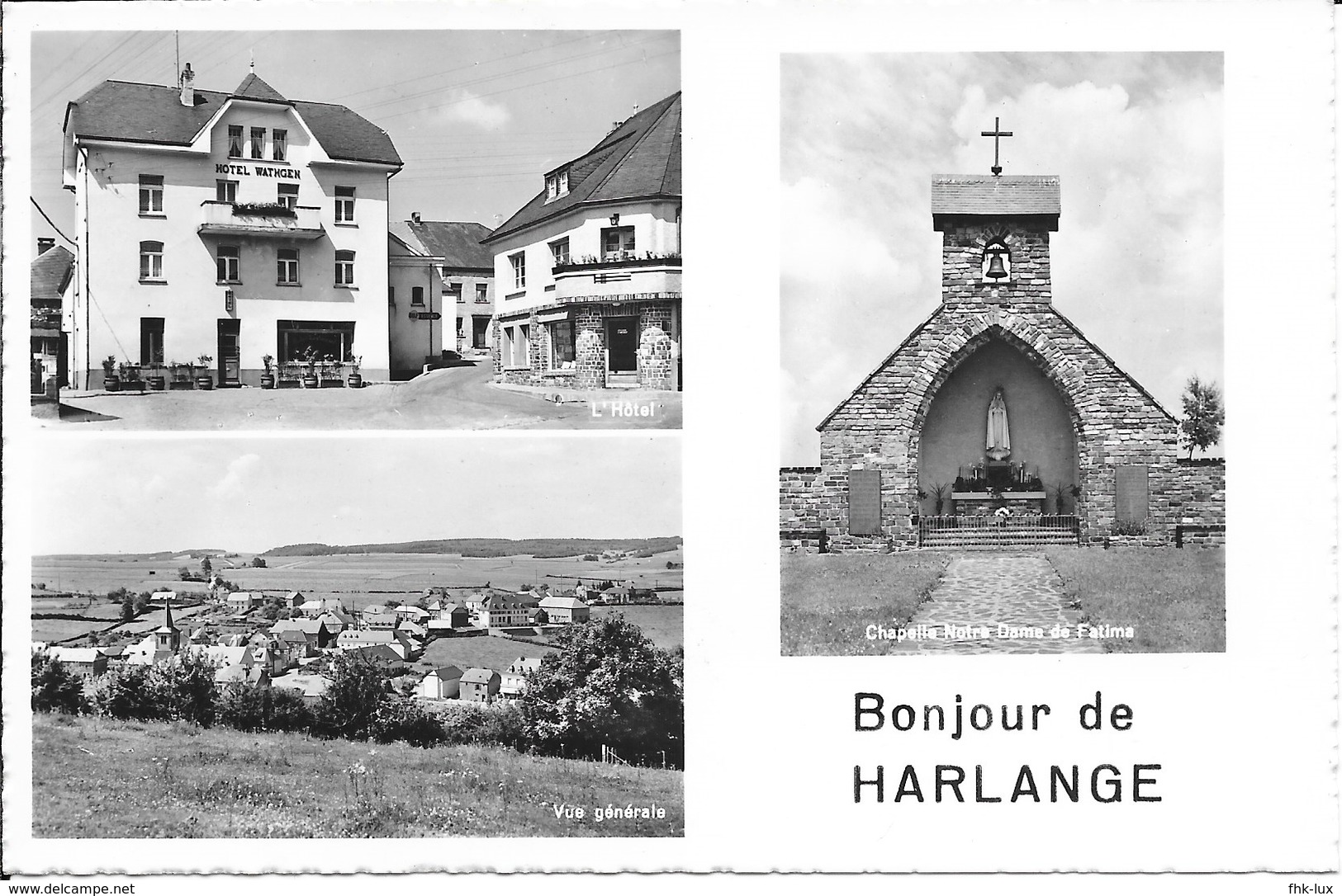 CARTE POSTALE  HARLANGE - LUXEMBOURG - Altri & Non Classificati