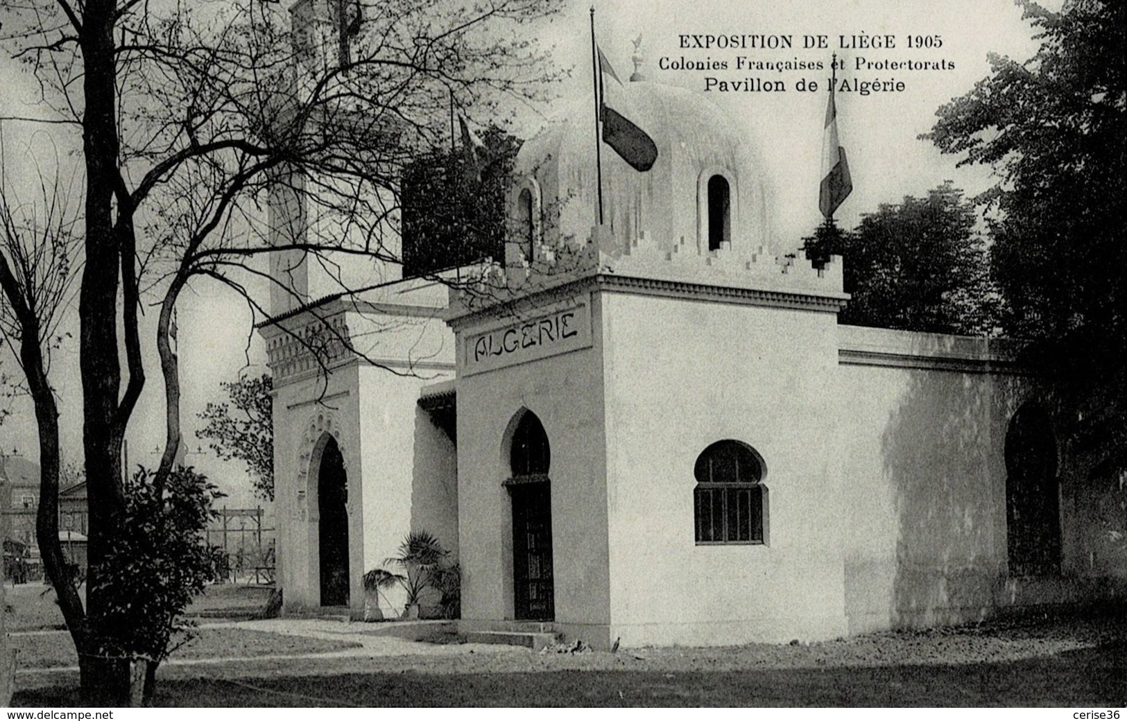 Liège Expo Universelle De 1905 Colonies Françaises Et Protectorats Pavillon De L'Algérie - Liege