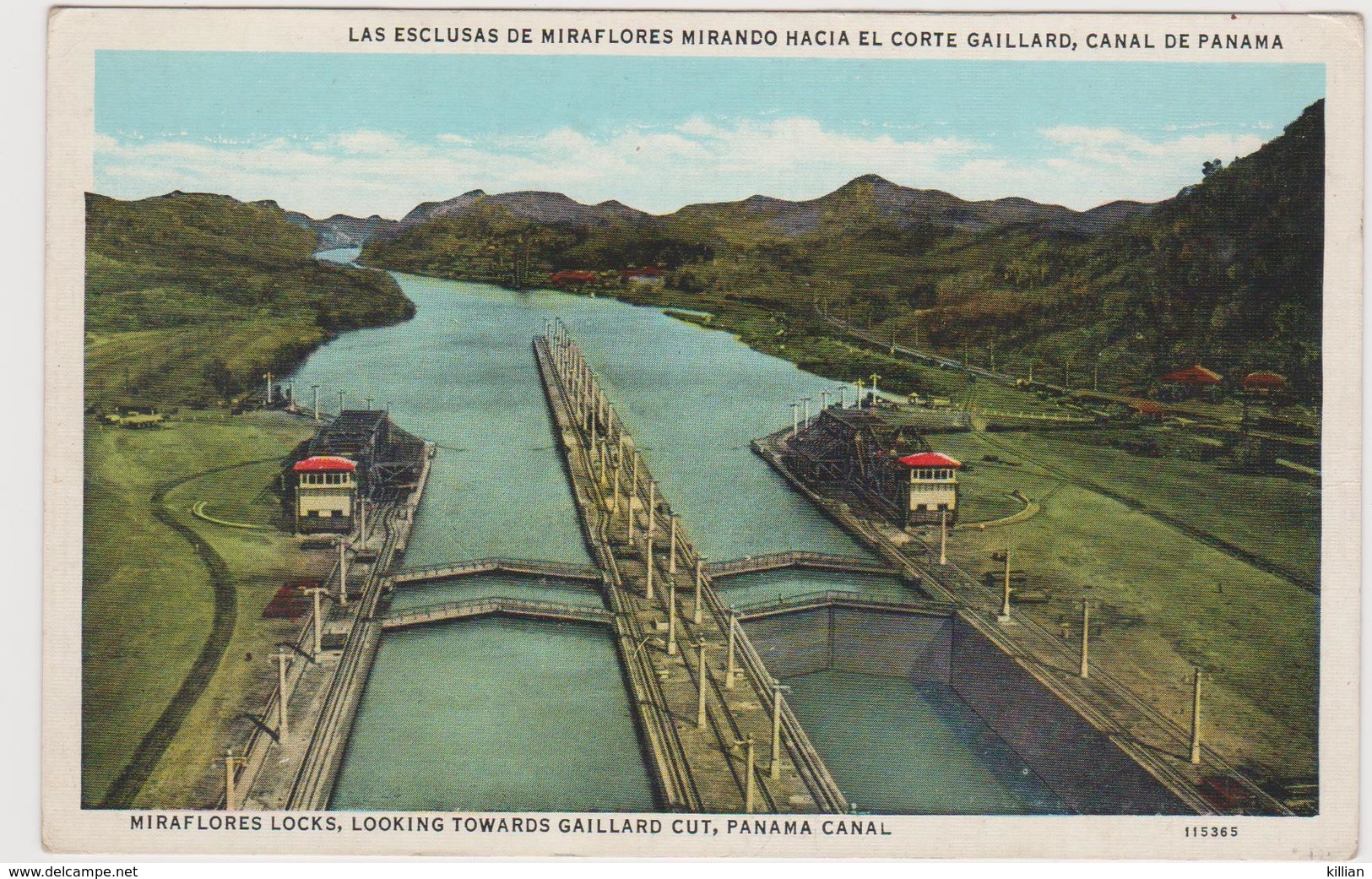 Las Esclusas De Miraflores Mirando Hacia El Corte Gaillard ,'canal De Panama - Panamá City