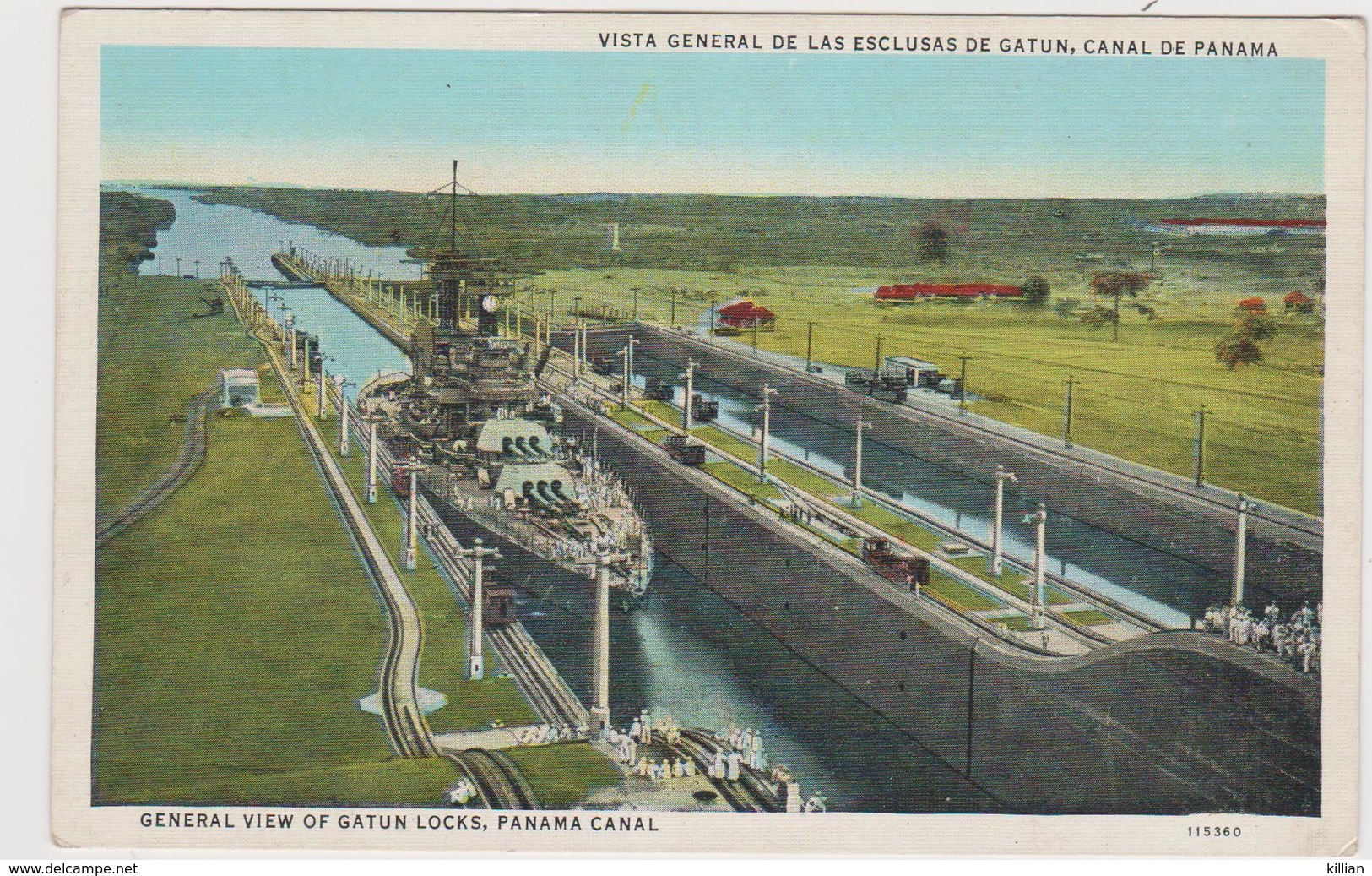 Vista General De Las Esclusas De Gatun ,'canal De Panama - Panama City