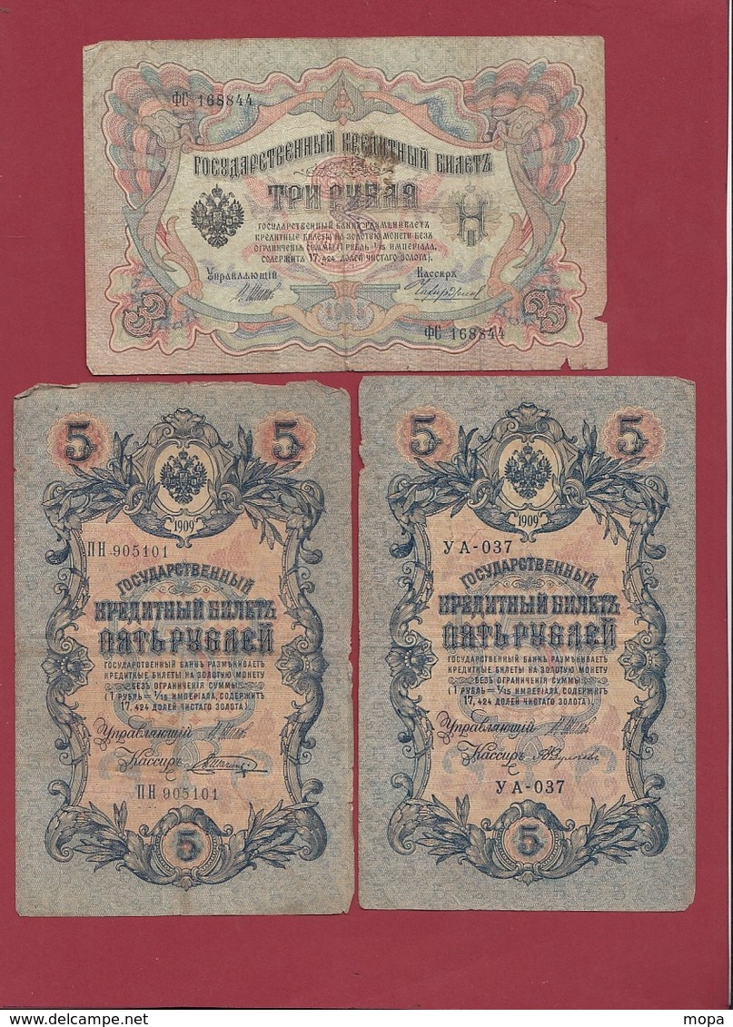 Russie 18 billets divers voir scans