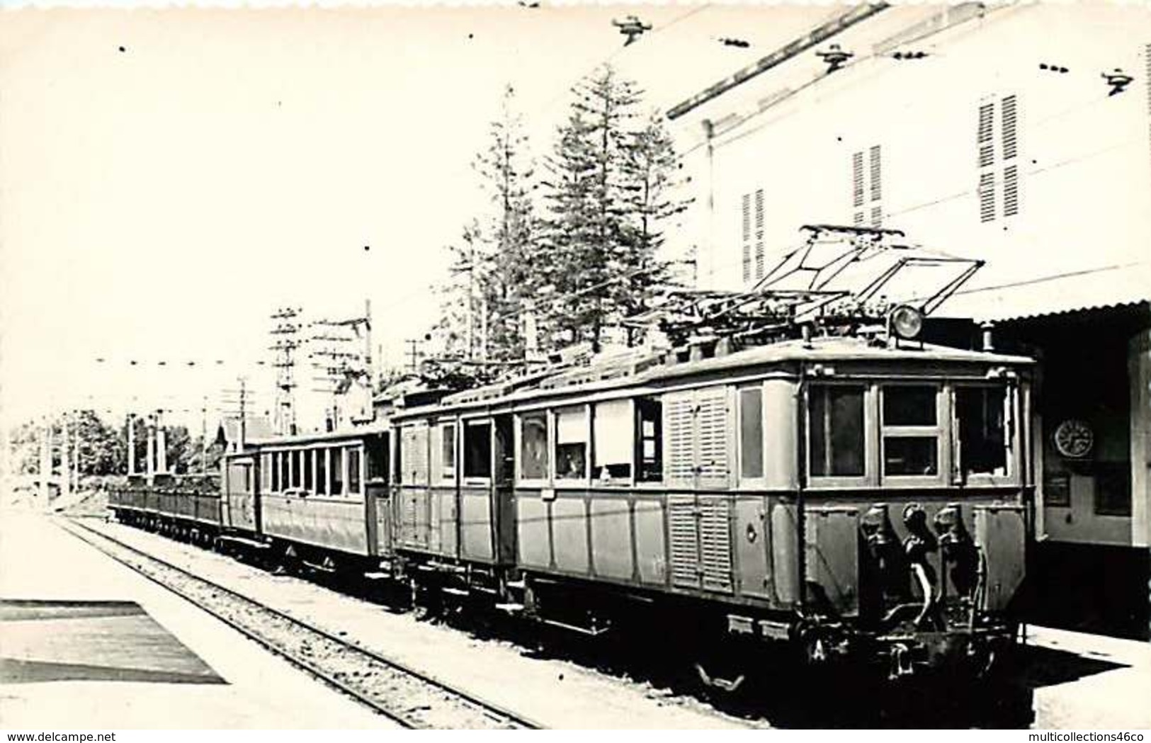 060120A TRANSPORT TRAIN CHEMIN DE FER - PHOTO BREHERET CIRCA 1950 - 38 LA MURE PRM 1938 - La Mure