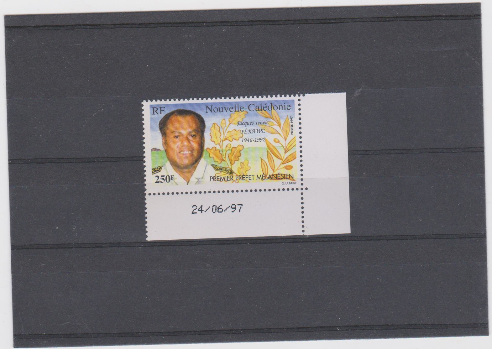 NOUVELLE CALEDONIE 1 T Neuf Xx N°YT 734 - DATE 24/06/97 - Jacques Ieneic IEKAWE Premier Prefet Mélanésien - Unused Stamps