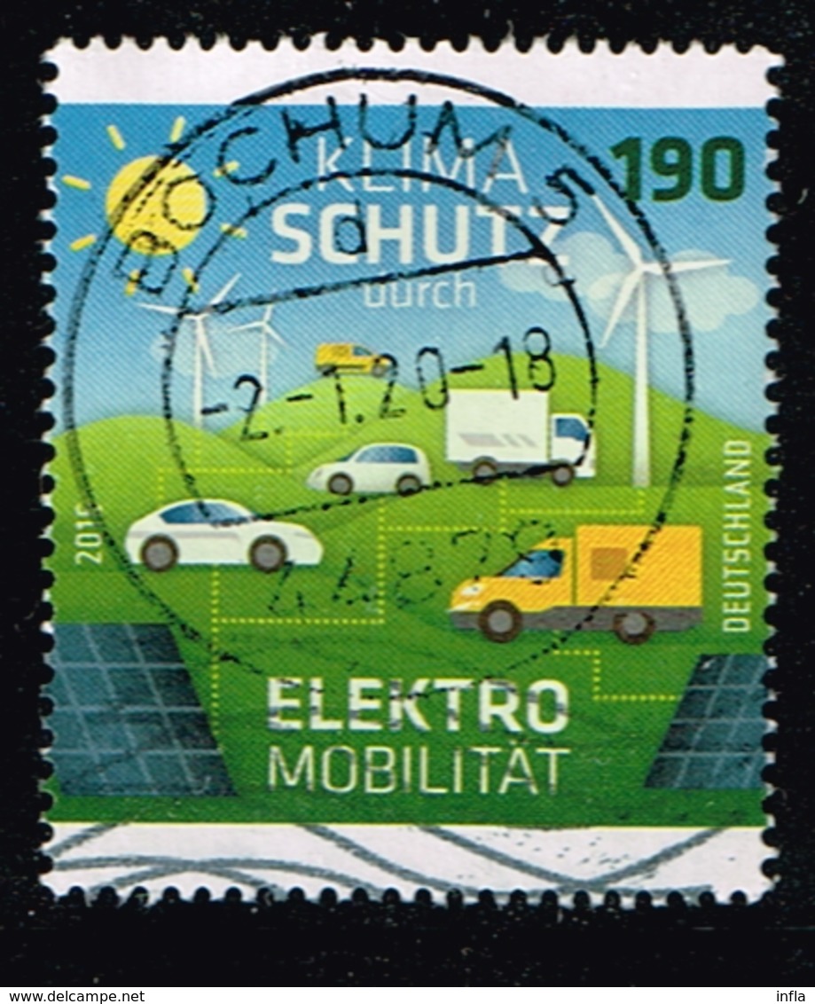 Bund 2016, Michel # 3265 O Climate Protection. Electric Mobility - Used Stamps