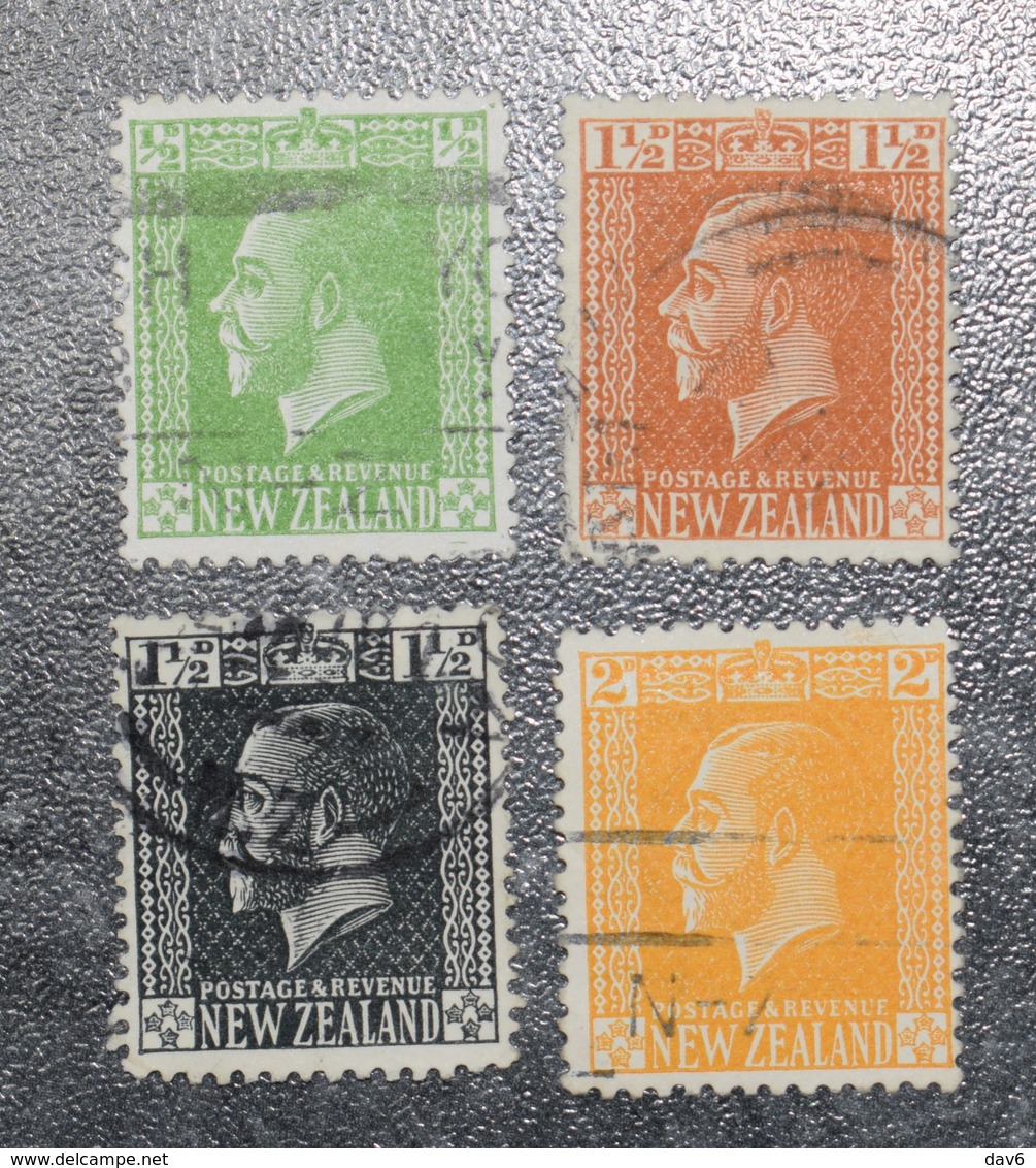 NEW ZEALAND  STAMPS  1915      1/2d    2x1 1/2d    2d     ~~L@@K~~ - Oblitérés