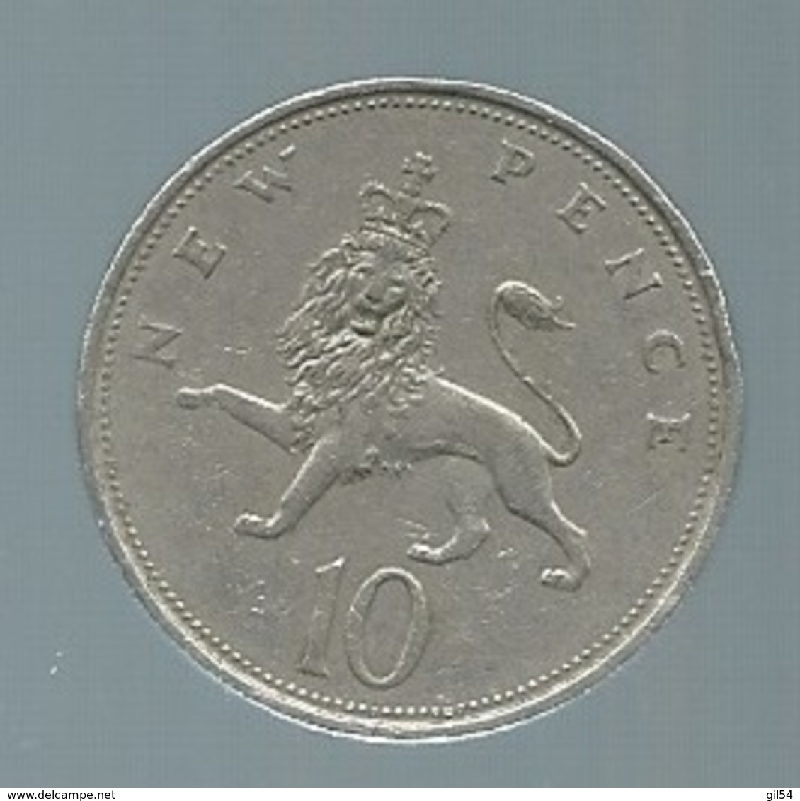 Grande-Bretagne 10 Pence 1968 (  Pieb 21503 - 10 Pence & 10 New Pence