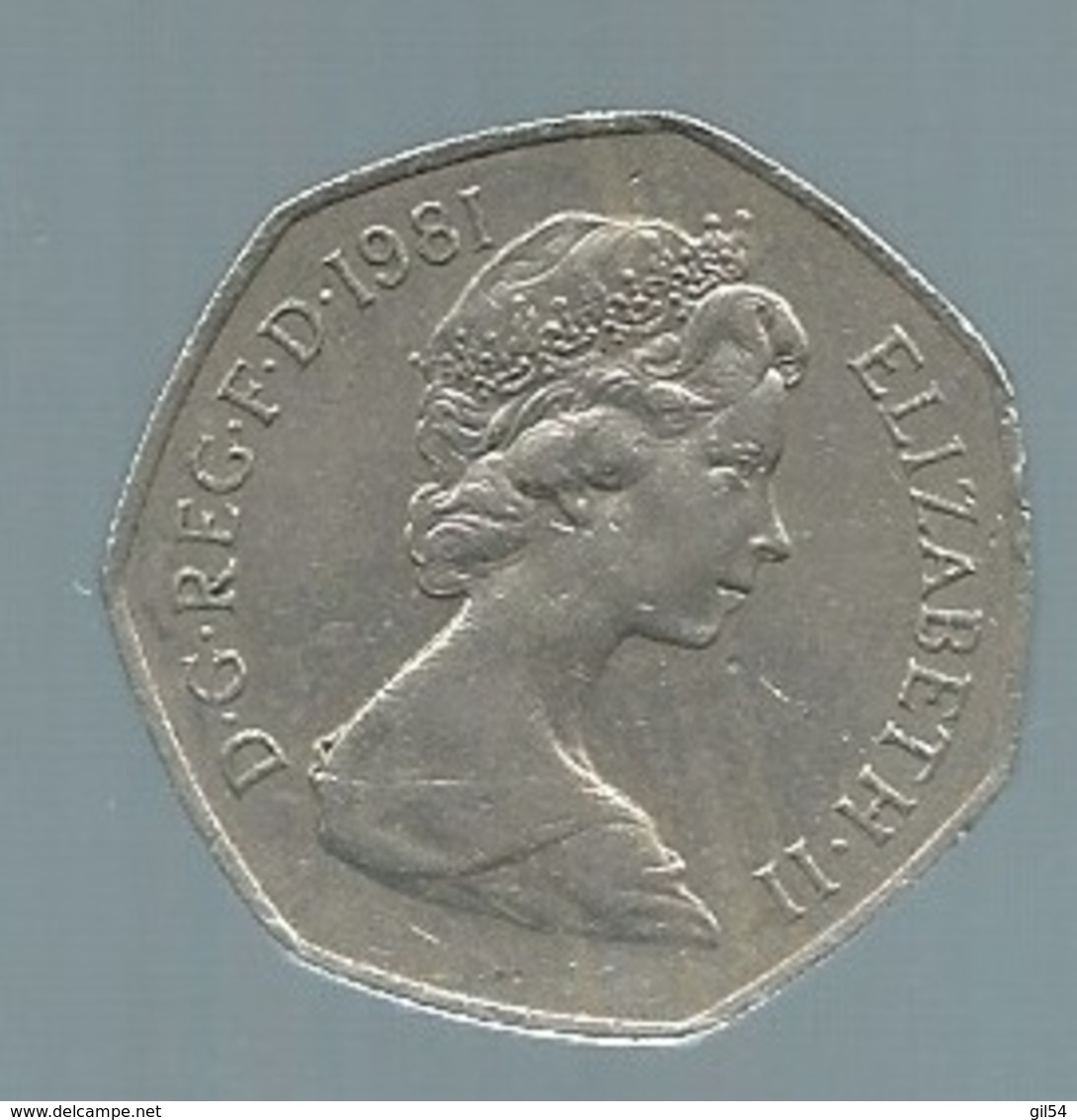 Grande-bretagne 50 New Pence 1981 Pieb 21606 - 50 Pence