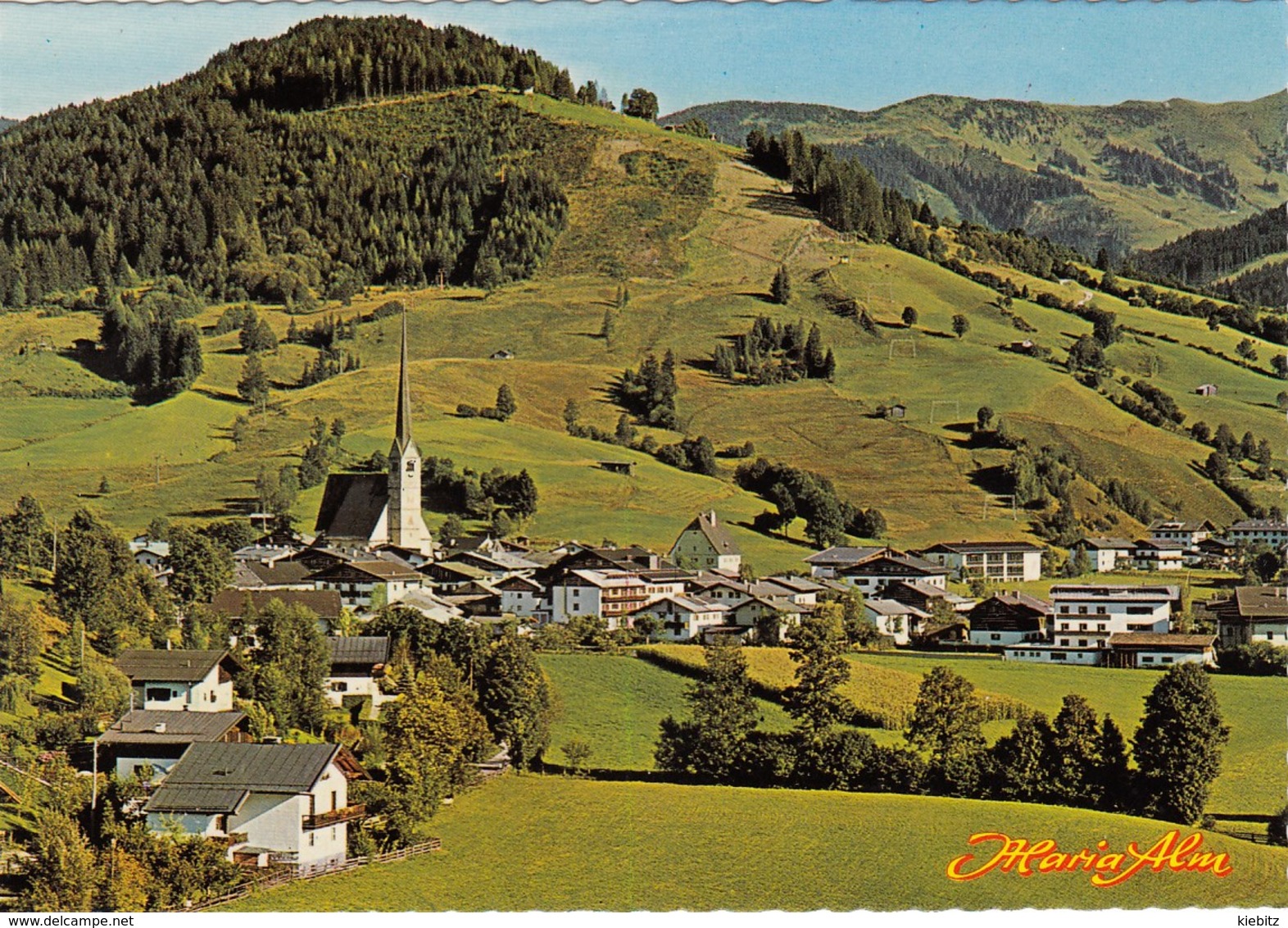 SBG-Maria Alm - Ortsansicht Sommer  Nicht Gelaufen - Maria Alm