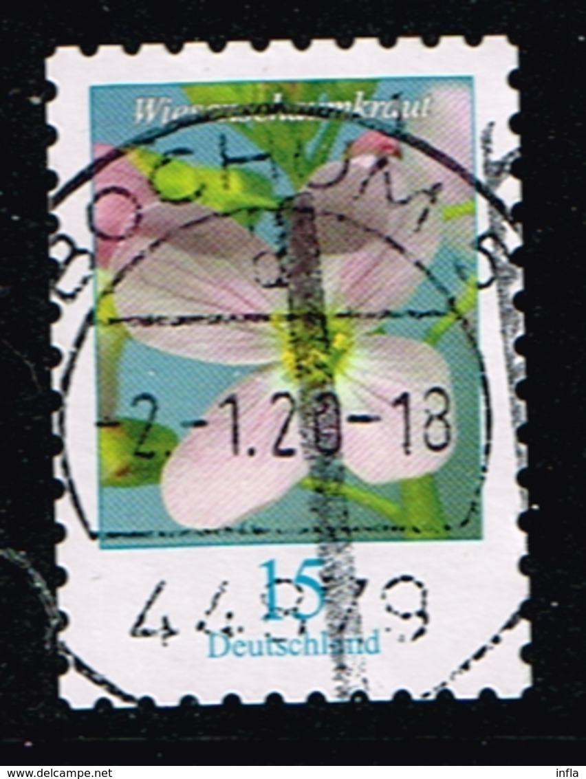 Bund 2018,Michel# 3431 O Blumen: Wiesenschaumkraut, Selbstklebend - Used Stamps