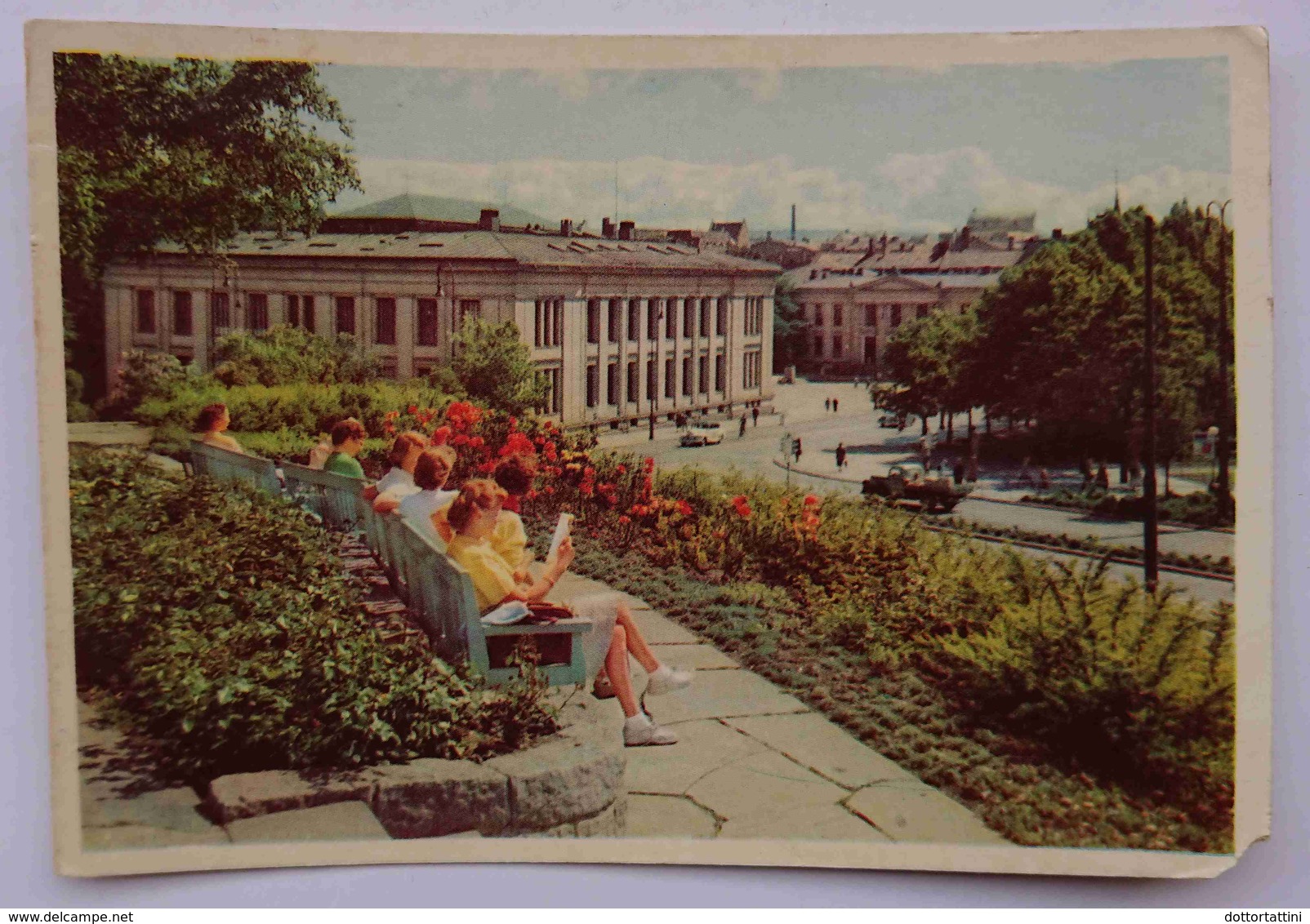 Oslo - Universitetet Fra Abelhaugen - University -  Vg 1956 - Norvegia