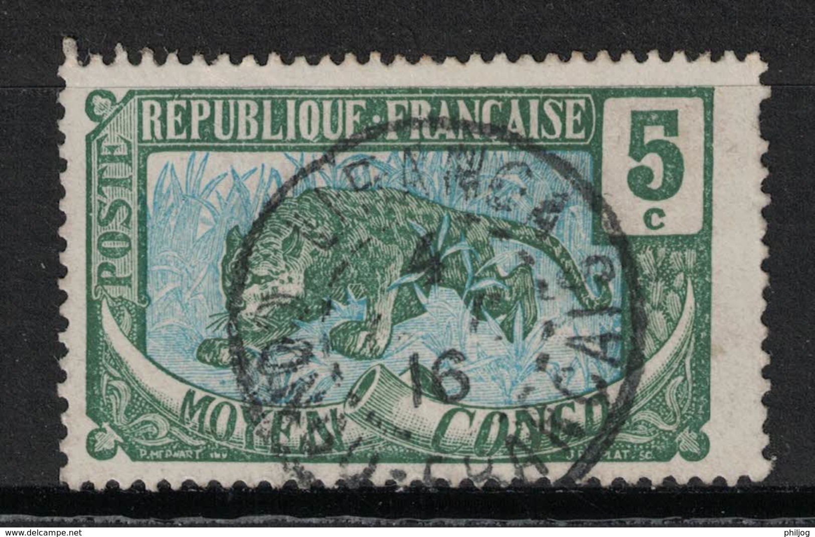 Congo  - Middle Congo - Yvert 51 Oblitéré LIRANGA - Scott#4 - Gebraucht