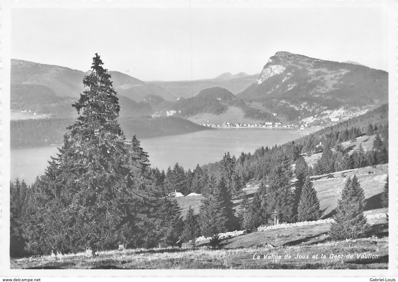 La Vallée De Joux Et La Dent De Vaulion ( ~15 X 10 Cm ) - Vaulion