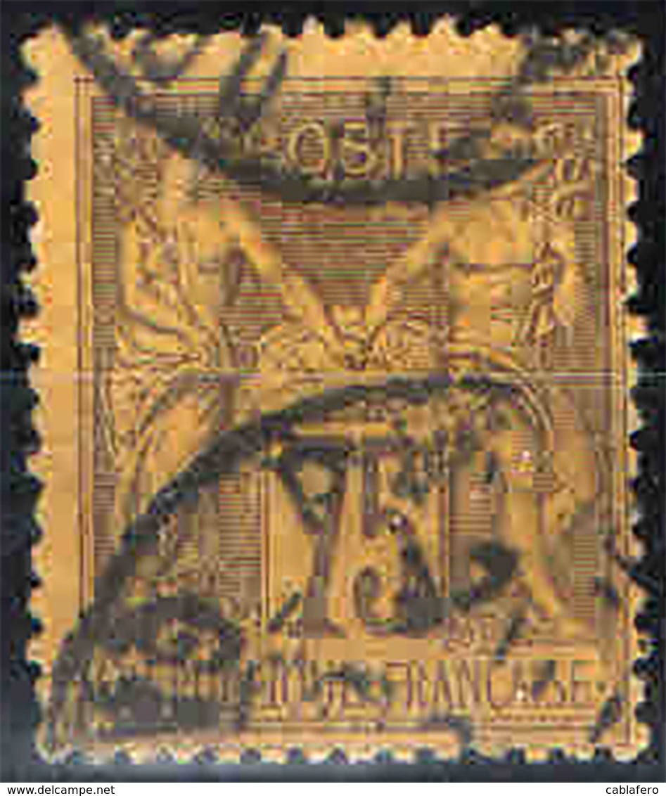 FRANCIA - 1890 - SAGE - N SOTTO LA U - 75 C. - USATO - 1876-1898 Sage (Type II)