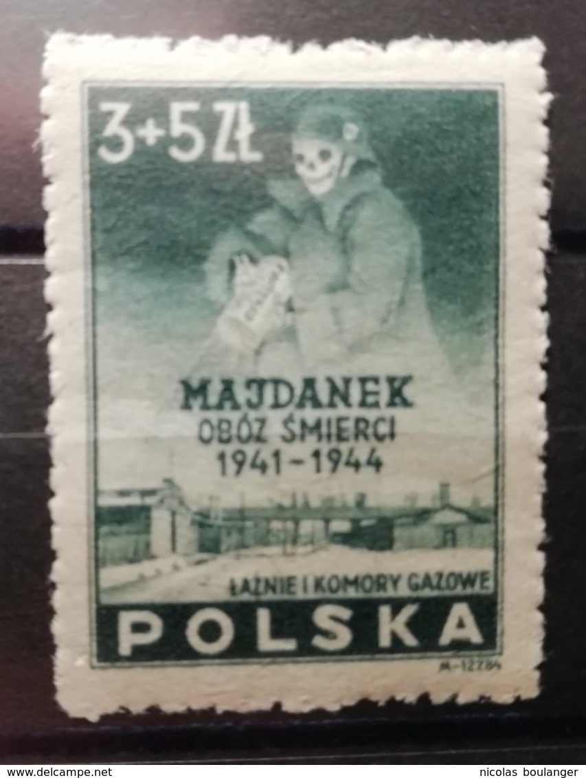 Pologne 1946 Y&T N°467 ** Mémoire Des Victimes - Neufs