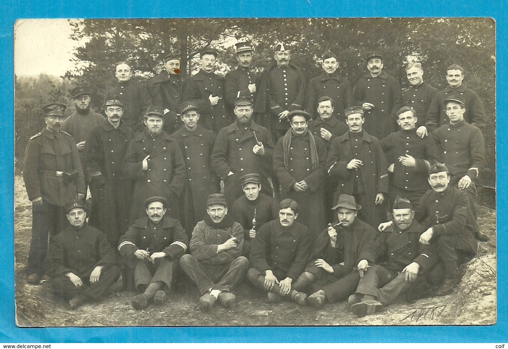 Foto-kaart Van SOLTAU Met Stempel GEPRUFT, Naar GRAND LEEZ (Prov. NAMUR) - Prisoners