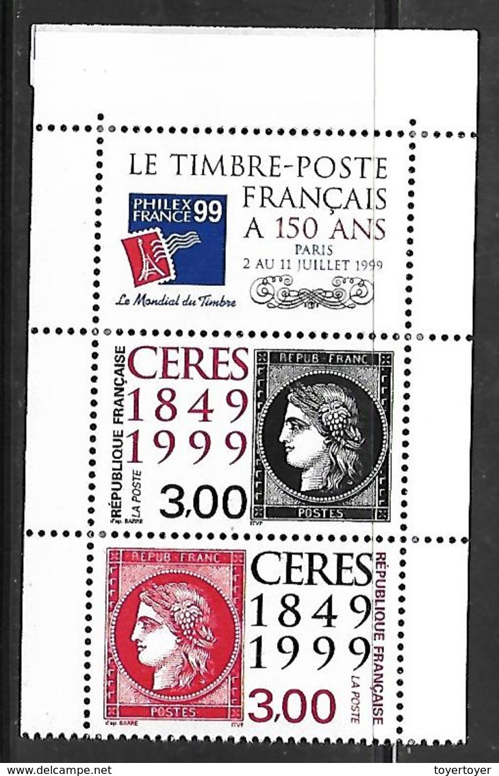 Fg199 France P3212A Paire De Carnet Le Timbre Français A 150 Ans N++ - Ungebraucht