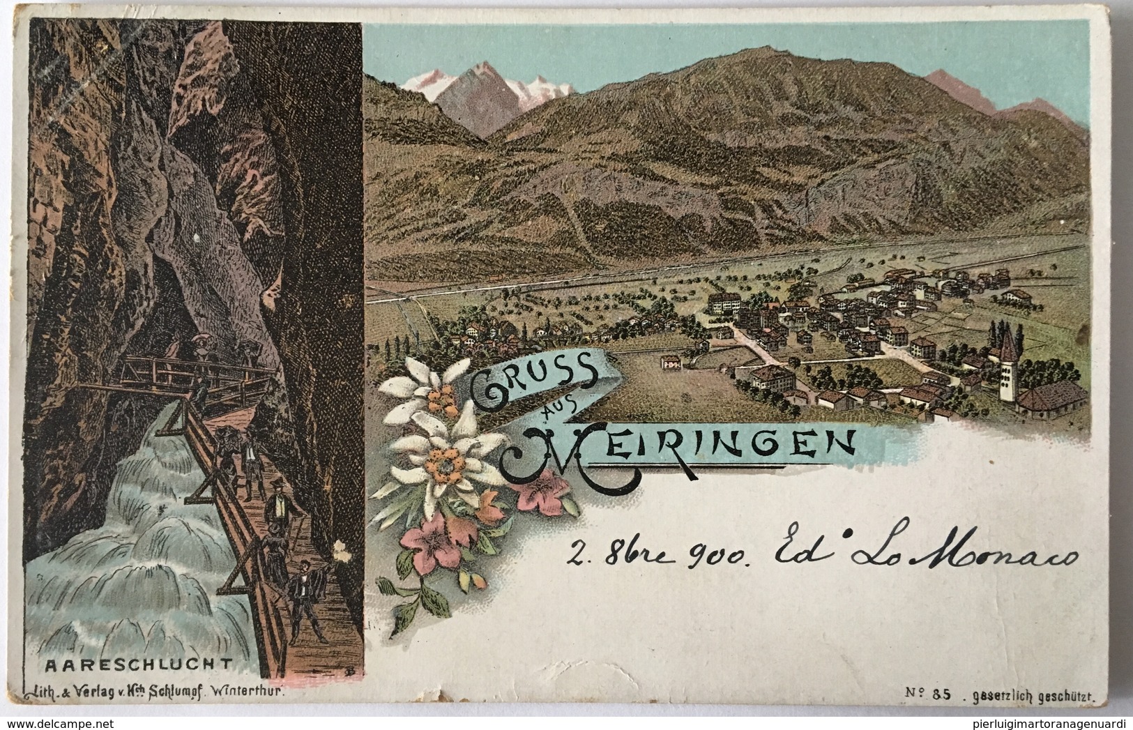 V 52061 Gruss Aus Meiringen ( 1900 ) - Meiringen