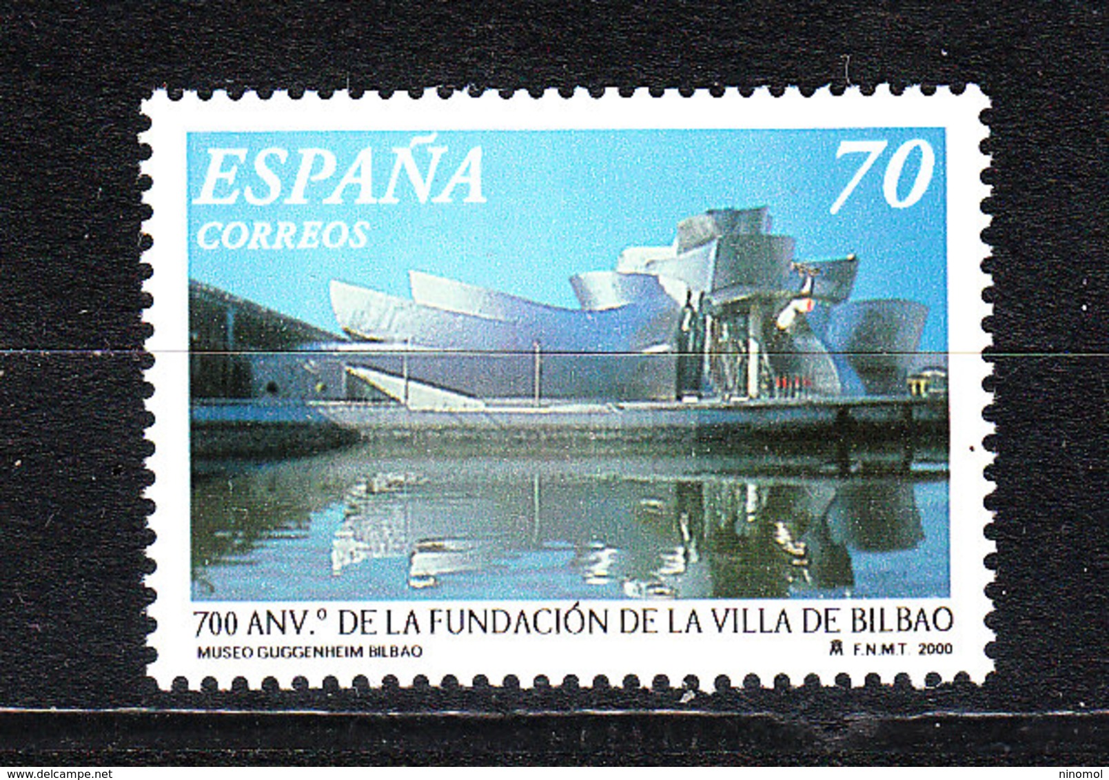 Spagna  Spain  -  2000. Vista Di Bilbao, Citta Della Cultura.View Of Bilbao, City Of Culture. MNH - Geografia