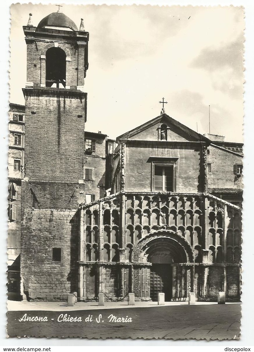 Y5041 Ancona - Chiesa Di Santa Maria - La Facciata / Viaggiata 1957 - Ancona