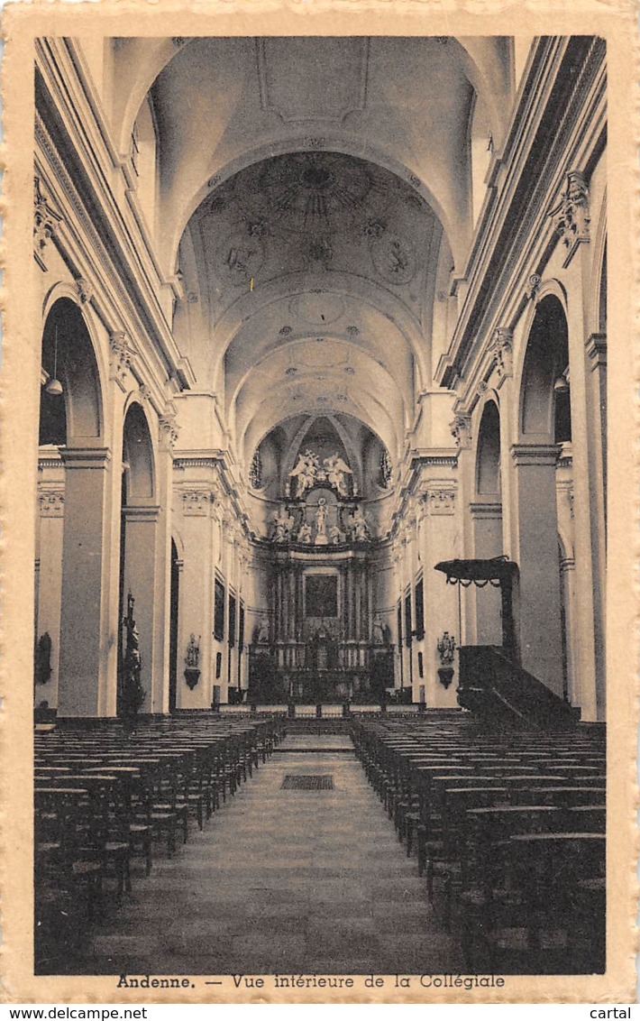 ANDENNE - Vue Intérieure De La Collégiale - Andenne