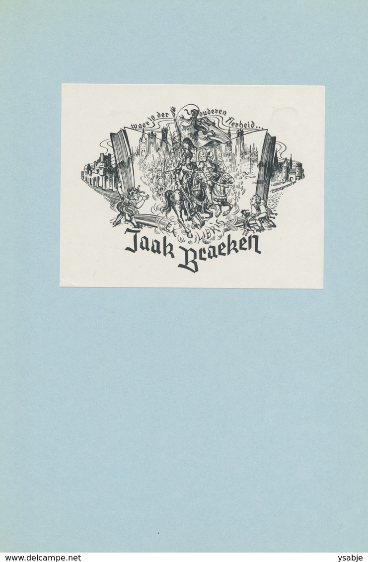 Ex Libris Jaak Braeken - Leo Muyldermans - Exlibris