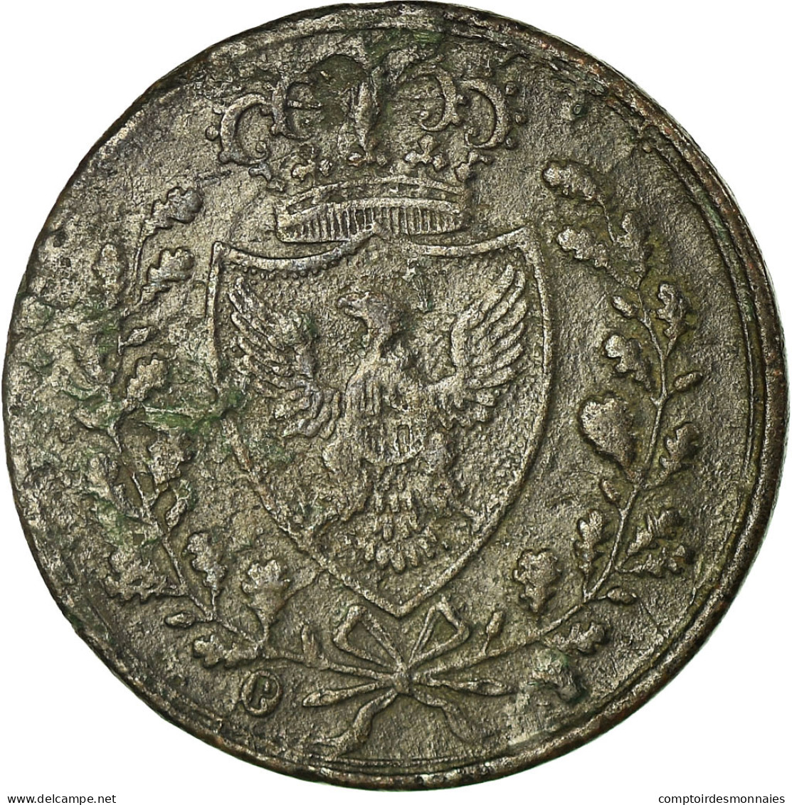 Monnaie, États Italiens, SARDINIA, Carlo Felice, Centesimo, 1826, Genoa, TB+ - Italian Piedmont-Sardinia-Savoie