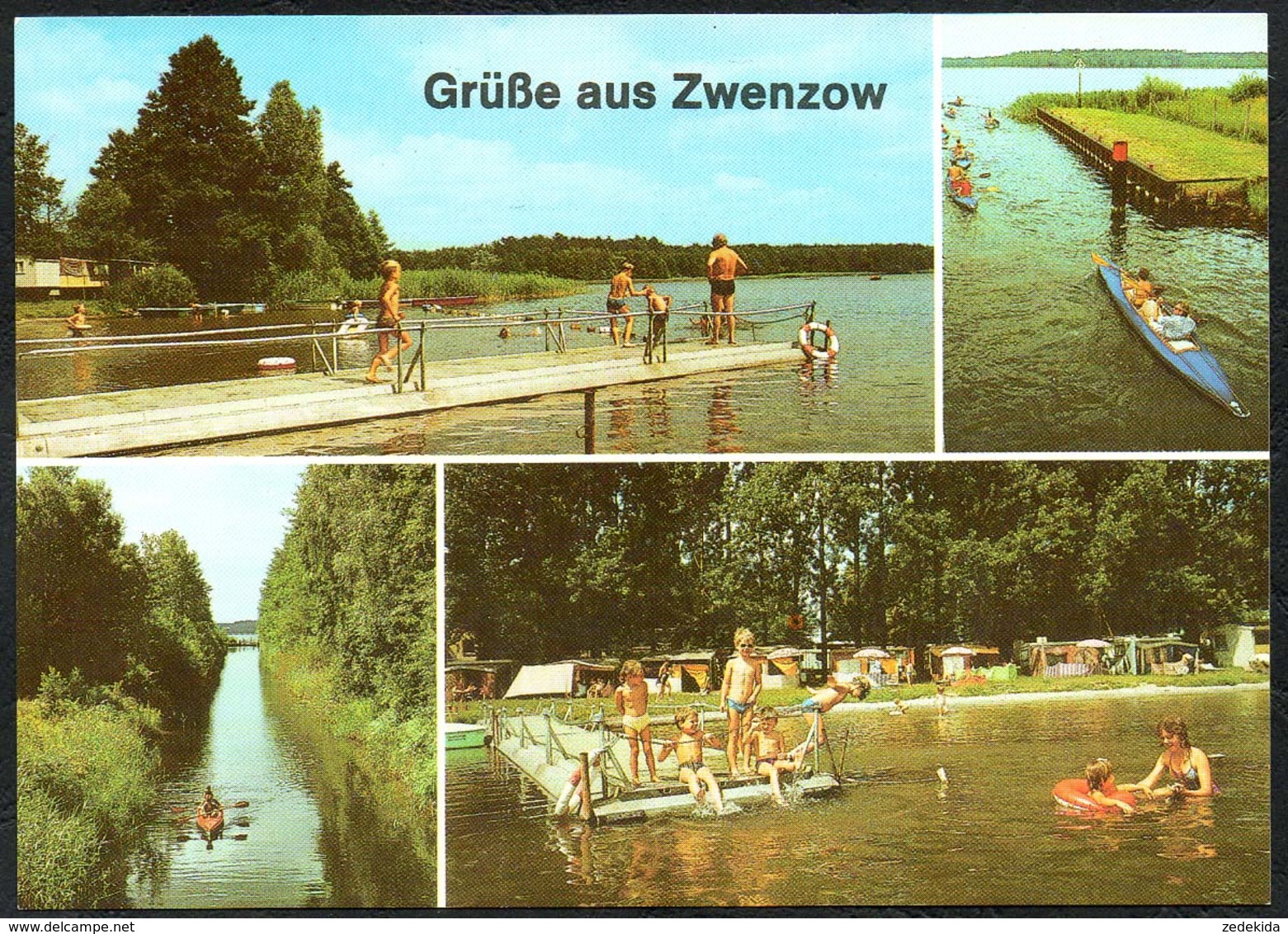 D2539 - TOP Userin OT Zwenzow Campingplatz C 56 Schleuse - Bild Und Heimat Reichenbach - Neustrelitz