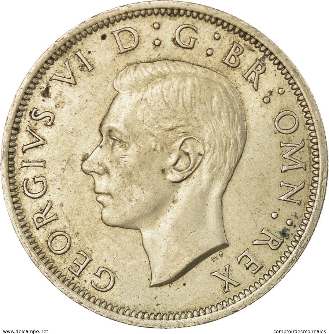 Monnaie, Grande-Bretagne, George VI, 1/2 Crown, 1948, TTB+, Copper-nickel - L. 1 Crown