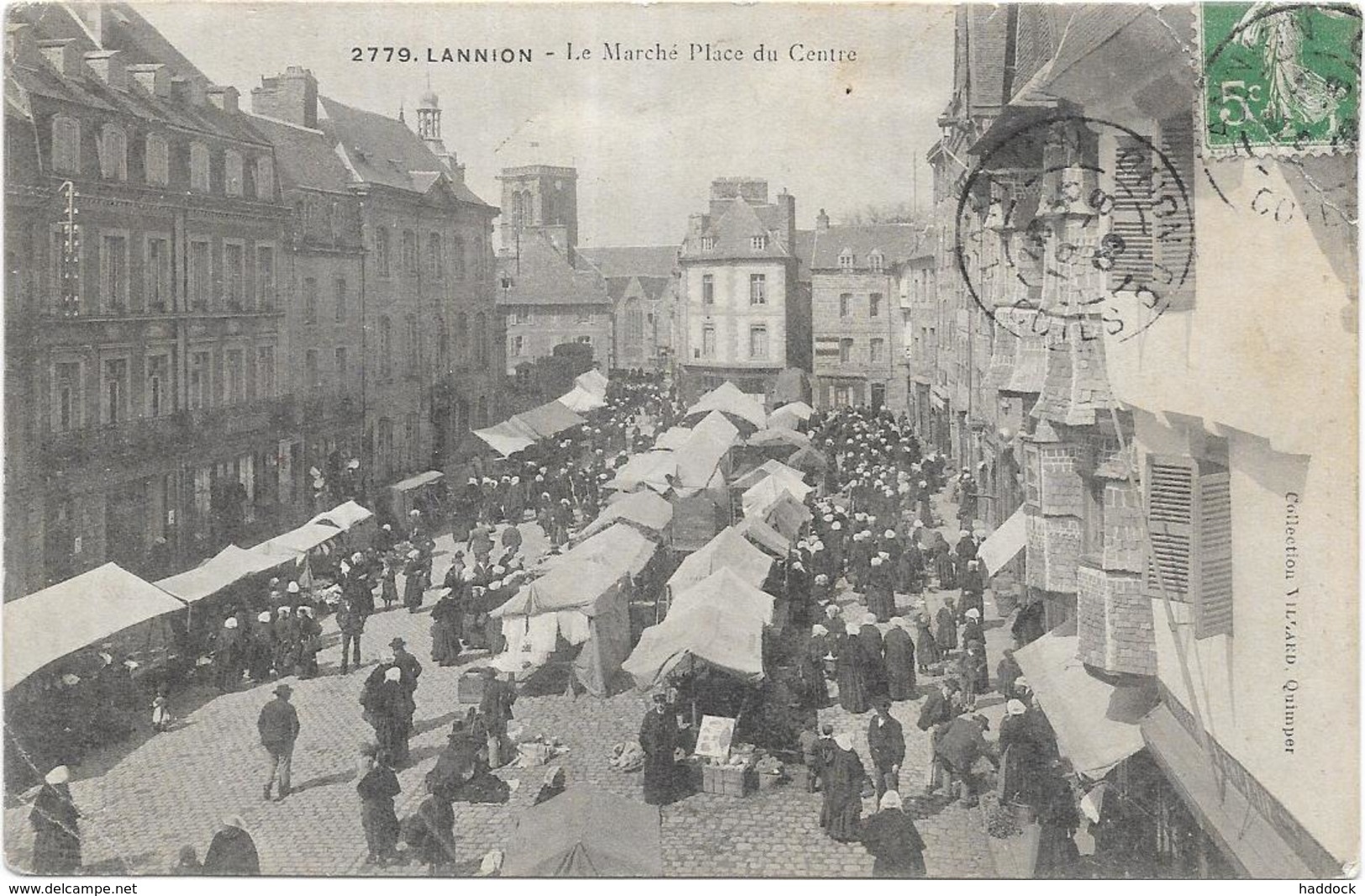 LANNION: LE MARCHE PLACE DU CENTRE - Lannion