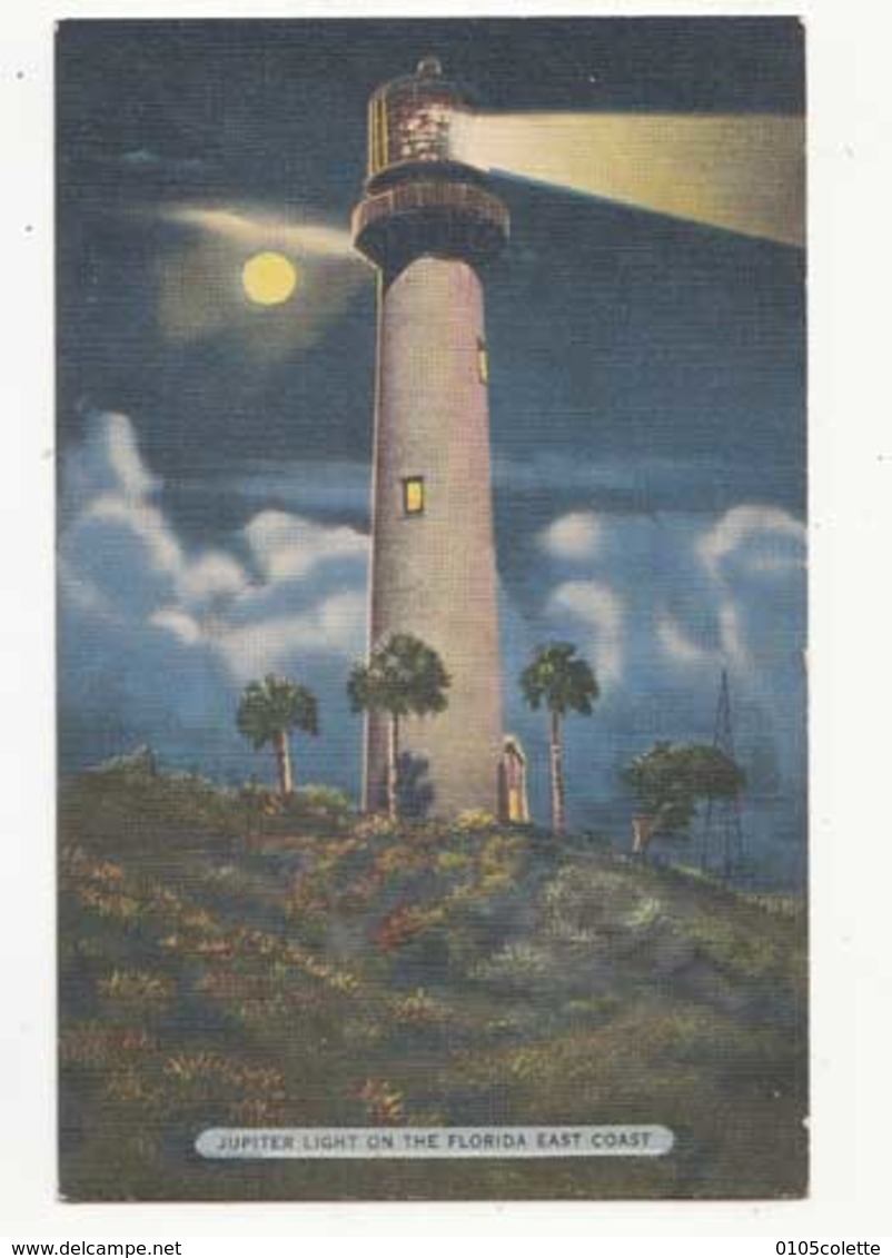 CPA Phares - Etats Unis - Jupiter Light On The Florida East Coast   Achat Immédiat - (cd018 ) - Lighthouses