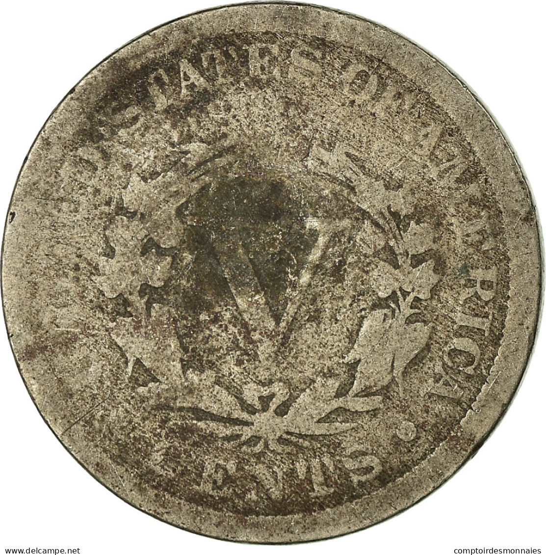 Monnaie, États-Unis, Liberty Nickel, 5 Cents, 1901, U.S. Mint, Philadelphie - 1883-1913: Liberty (Liberté)