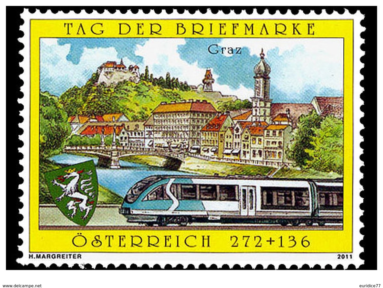 Austria Österreich 2011 - Stamp Day Railway Mnh - Moderni