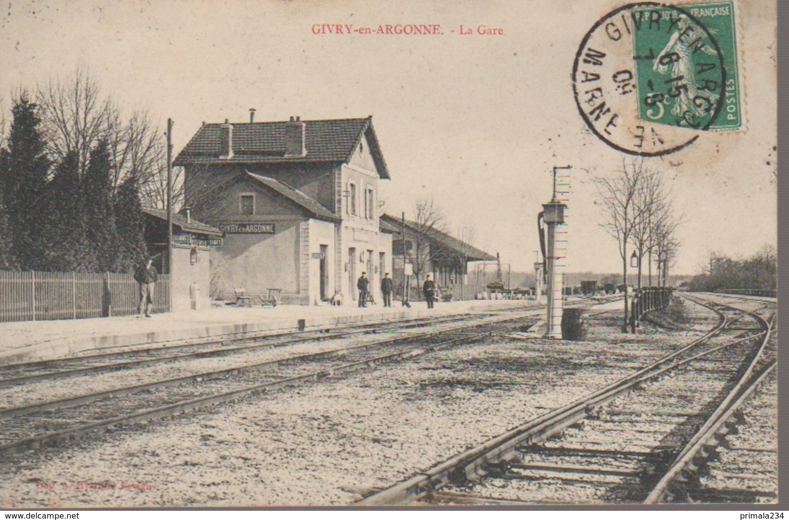 GIVRY EN ARGONNE -LA GARE - Givry En Argonne