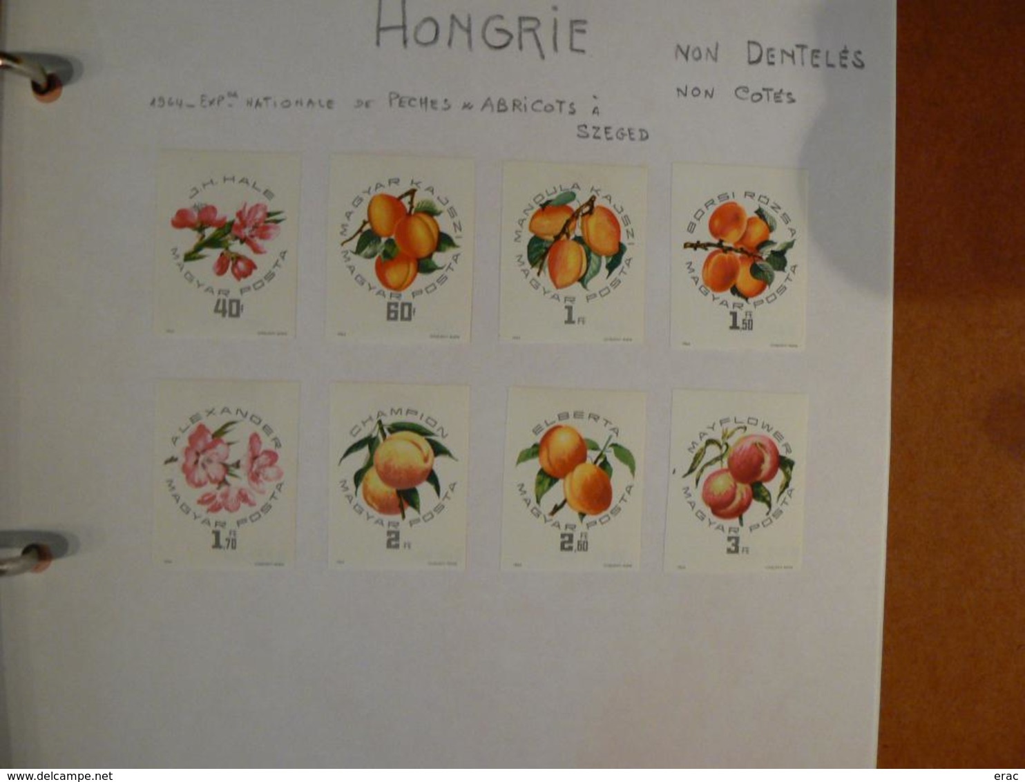 Hongrie - Collection quasi complète de 1959 à 1969 - Neufs * en majorité - Nombreuses séries non dentelées - Cote + 1300