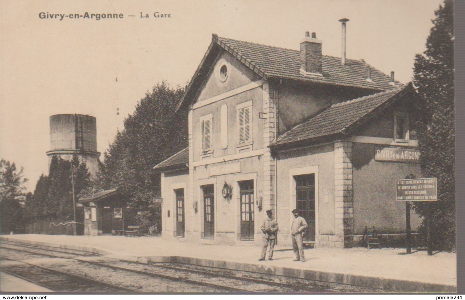 GIVRY EN ARGONNE -LA GARE - Givry En Argonne