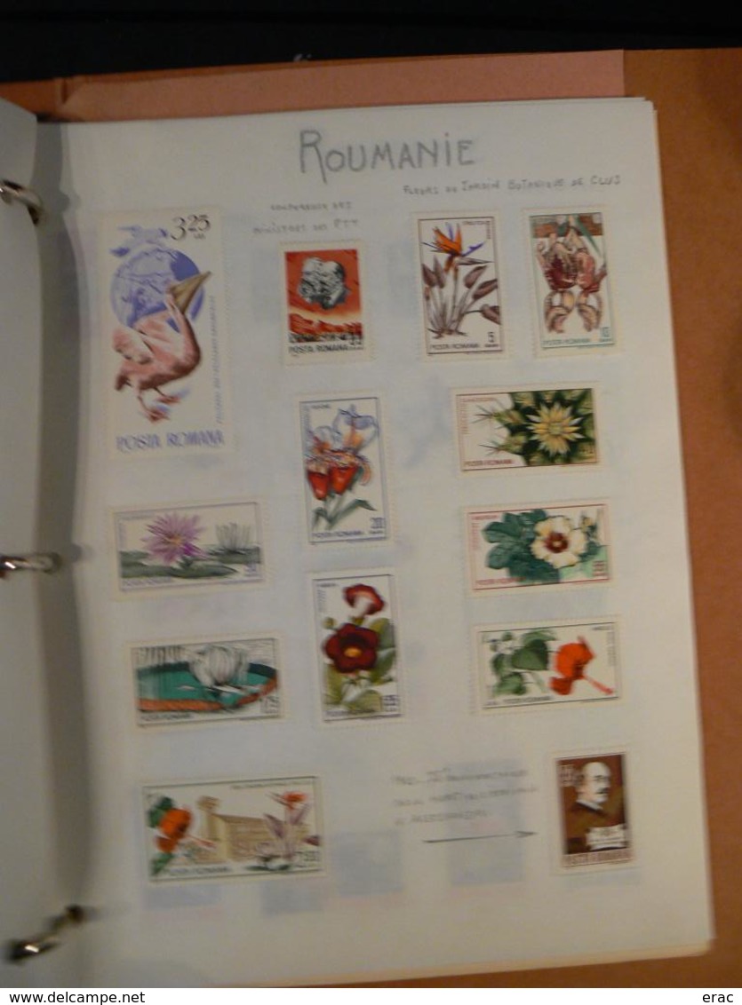 Roumanie - Collection bien avancée de 1948 à 1969 - Neufs * en majorité - Des non dentelés - Cote 1800