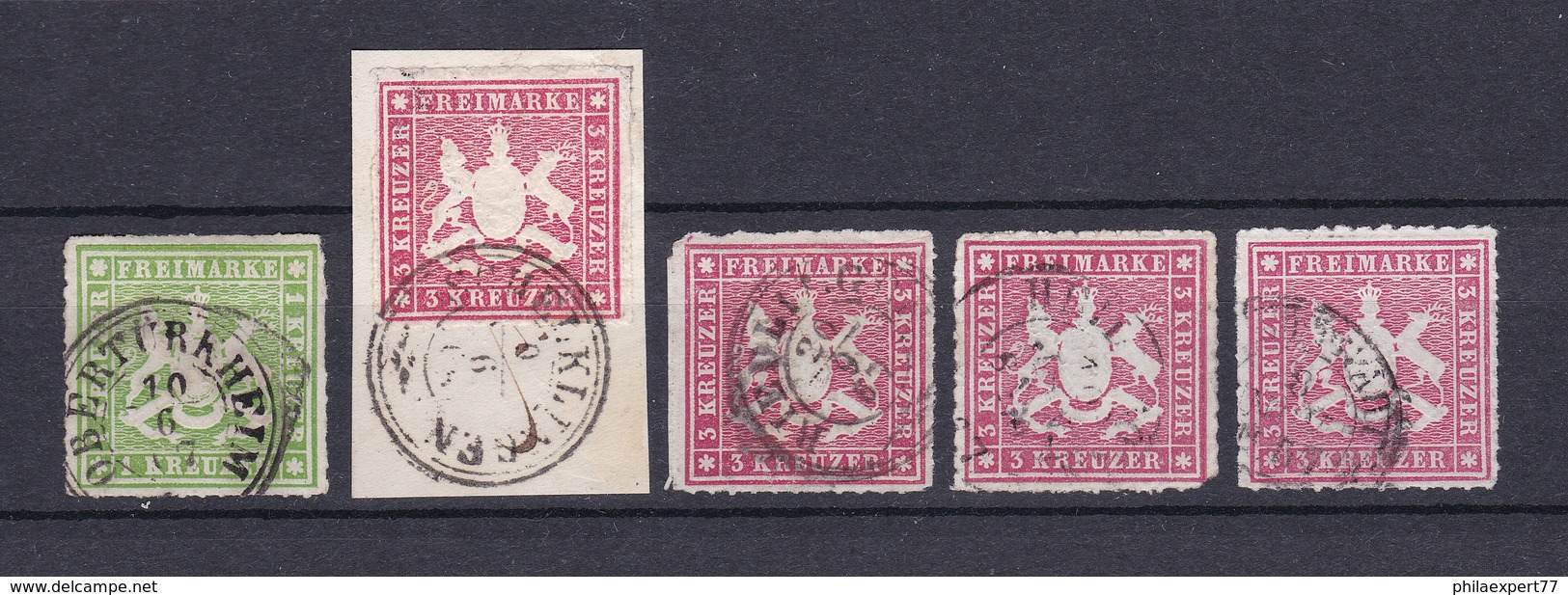 Württemberg - 1865 - Michel Nr. 30/31 - Stempel - Gest. - 35 Euro - Other & Unclassified