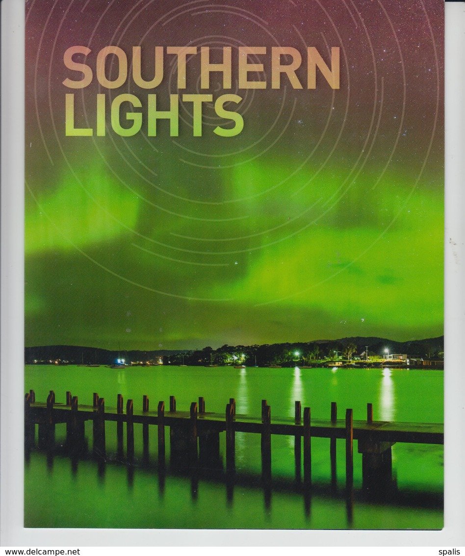 Australia 2014 Southern Lights[ Aurora Australis} Perf+imperf Limited Edition - Presentation Packs