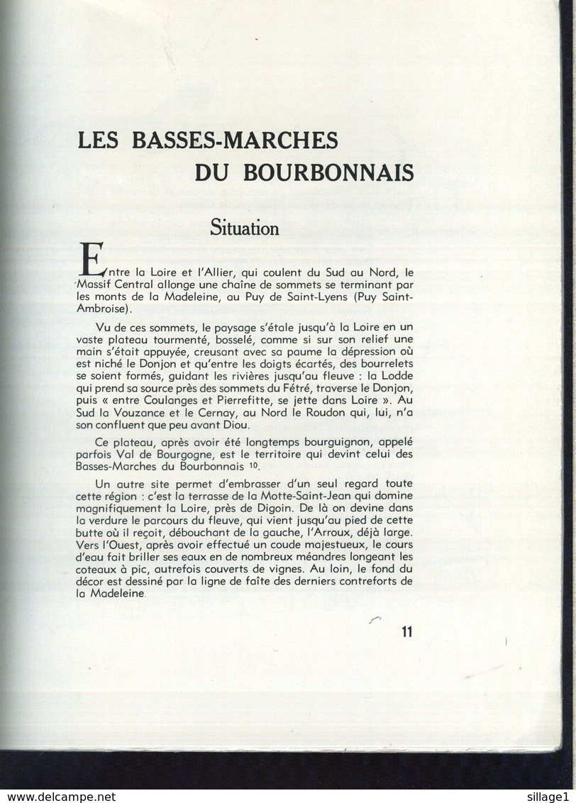 Le Passé Aux Basses-Marches Du Bourbonnais - J. Lagardette - 1965 - E.O. - 50 Planches - Rare - Bourbonnais