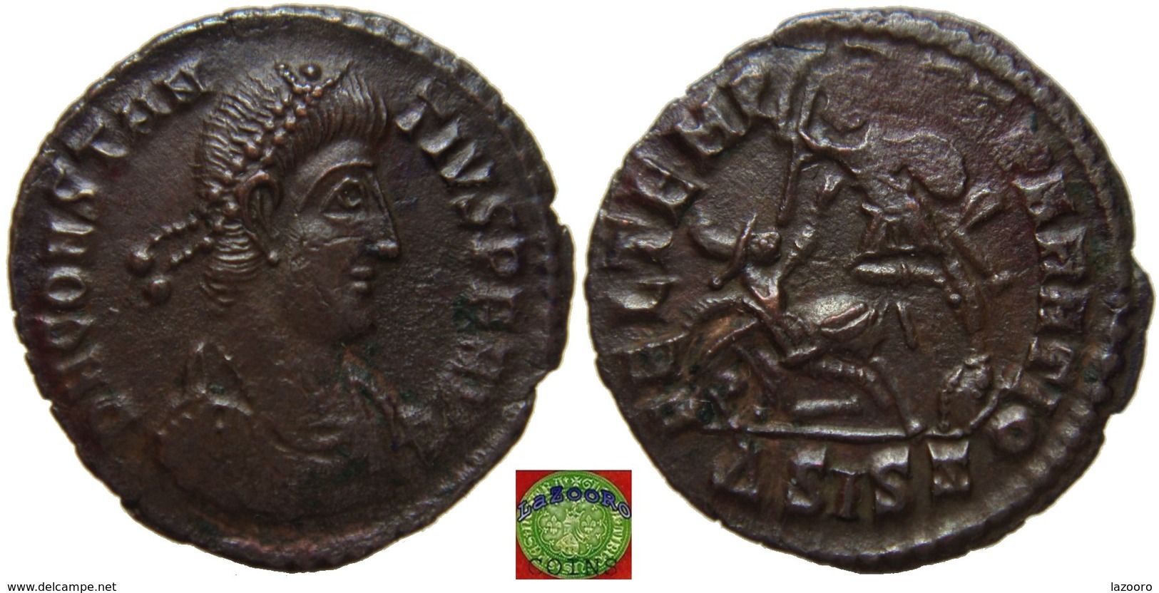 LaZooRo: Roman Empire - AE3 Of Constantius II (337-361 AD), FEL TEMP REPARATIO, Horseman - L'Empire Chrétien (307 à 363)