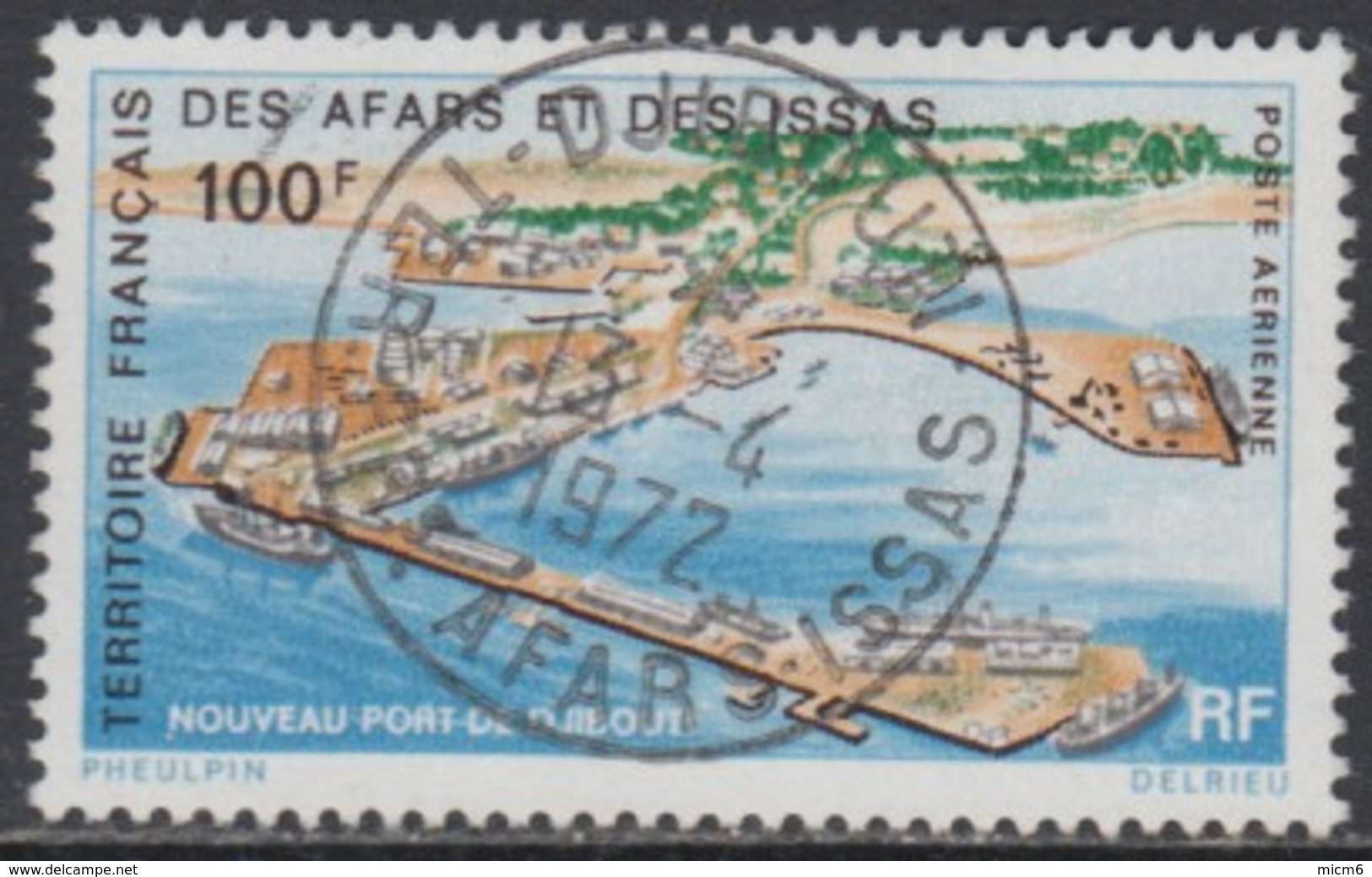 Afars Et Issas (Territoire Des) - Poste Aérienne N° 67 (YT) Oblitéré. Belle Oblitération De Djibouti. - Usati