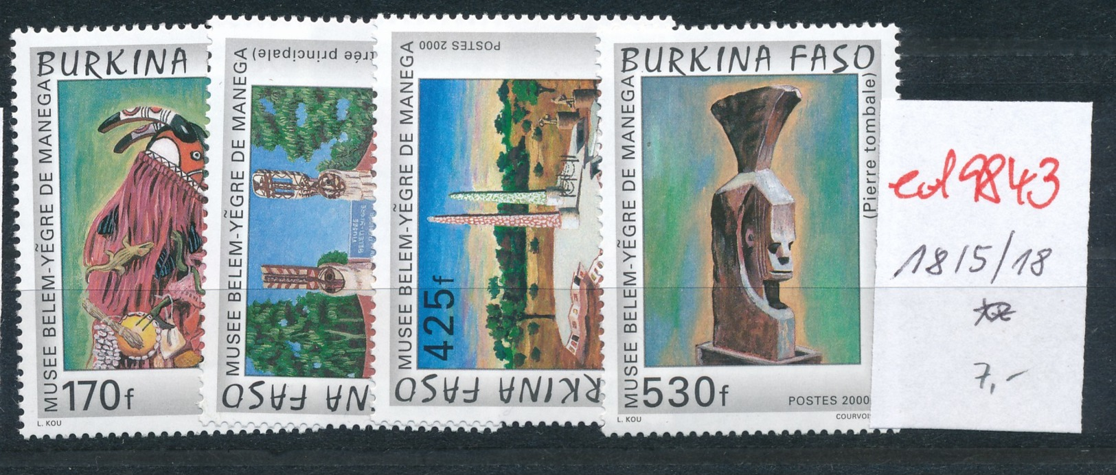 Burkina Faso Nr. 1815-18 **. ....  (ed9843  ) Siehe Scan - Burkina Faso (1984-...)