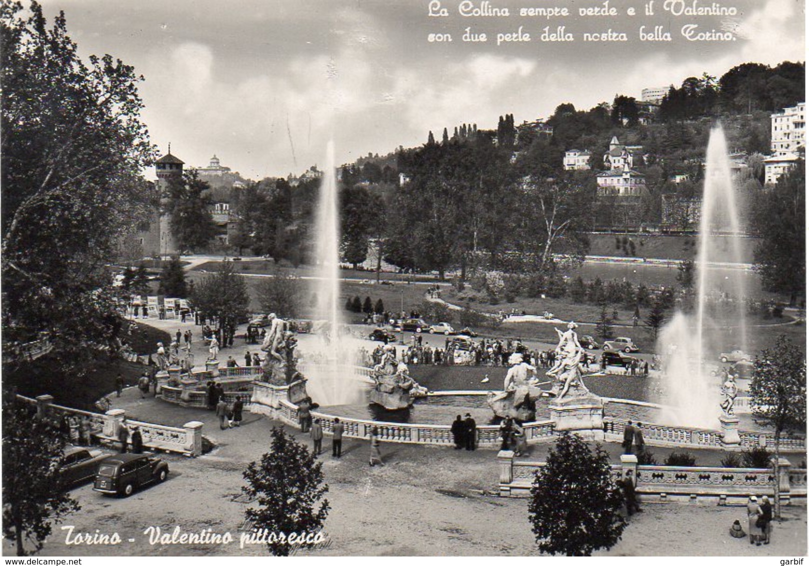 Torino - Valentino Pittoresco - Fg Vg - Parcs & Jardins